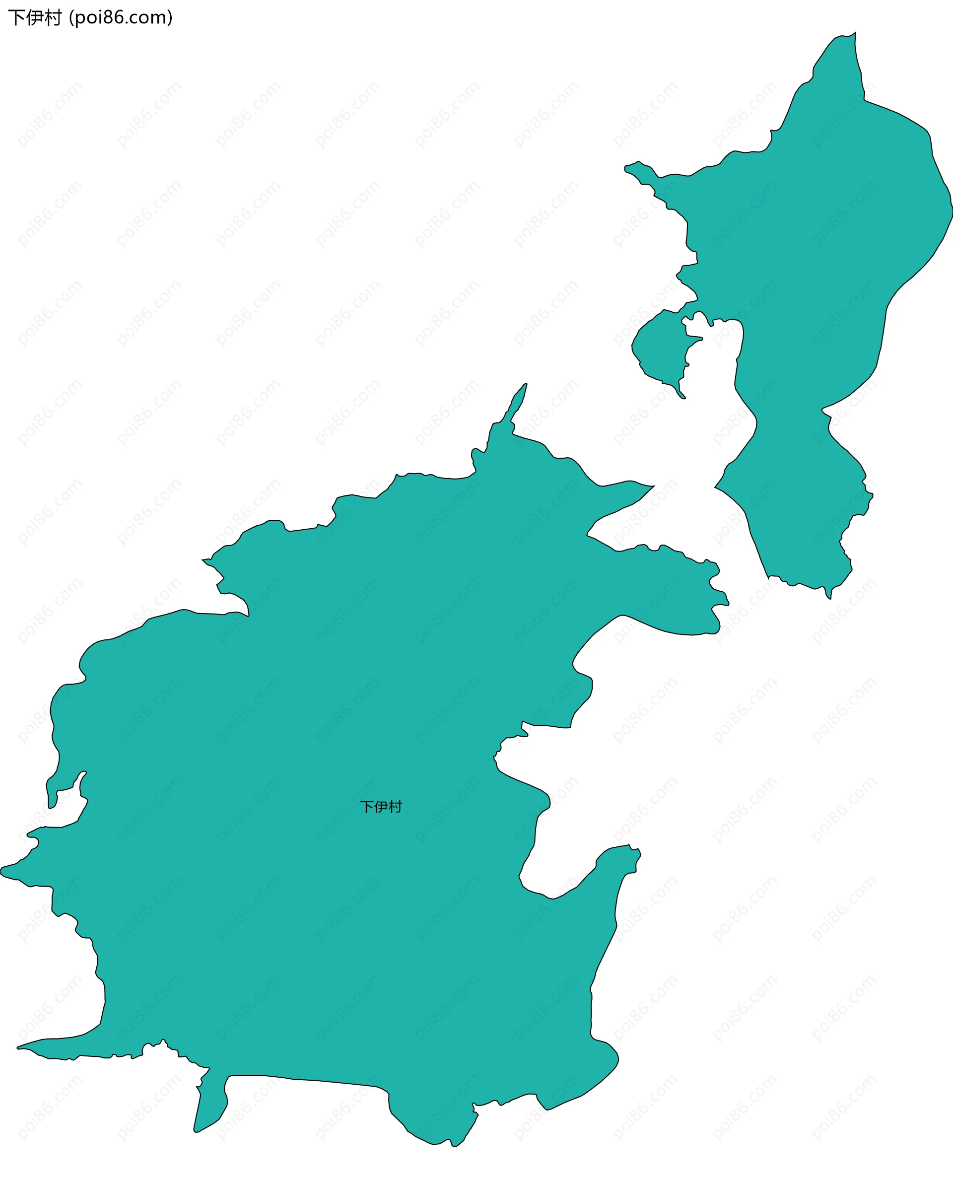 下伊村边界地图