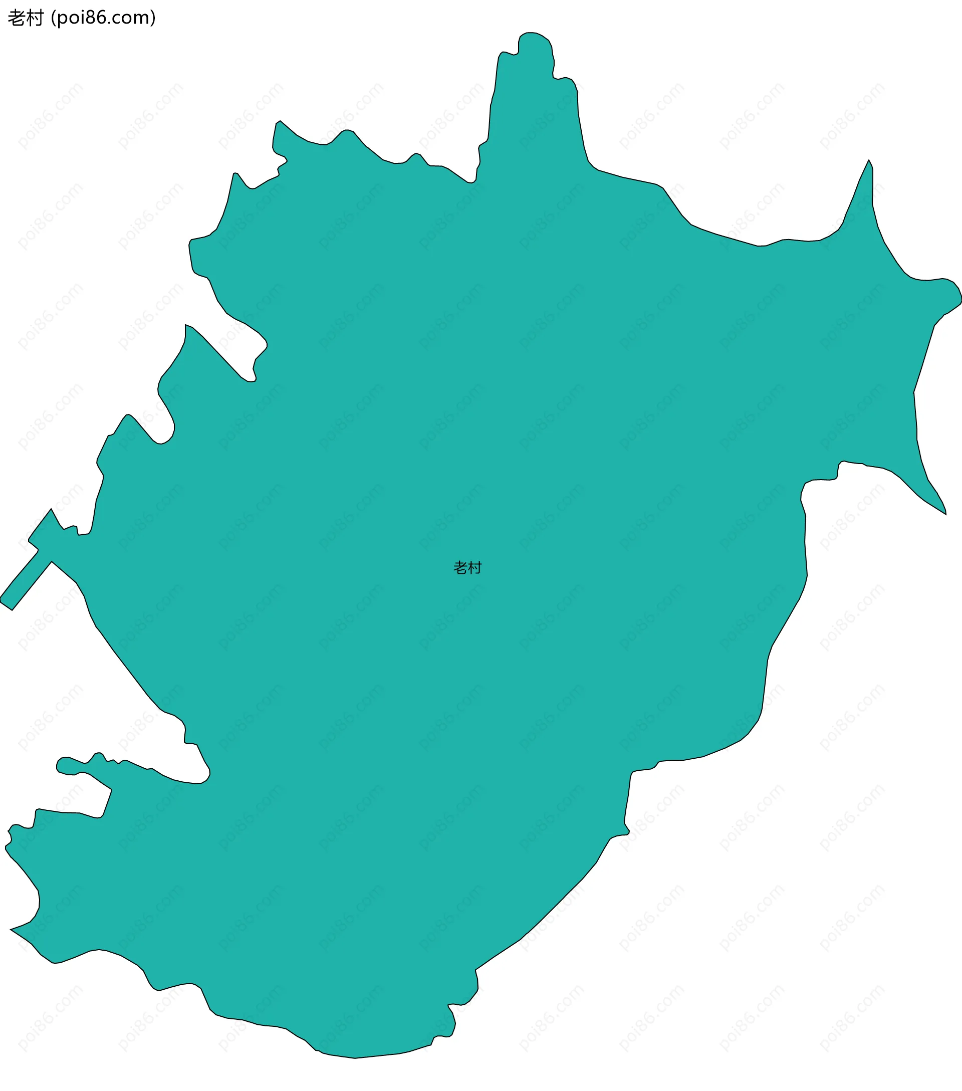老村边界地图