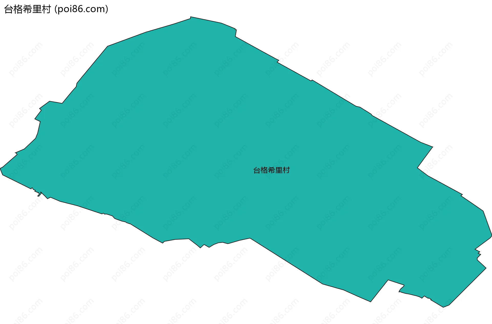 台格希里村边界地图