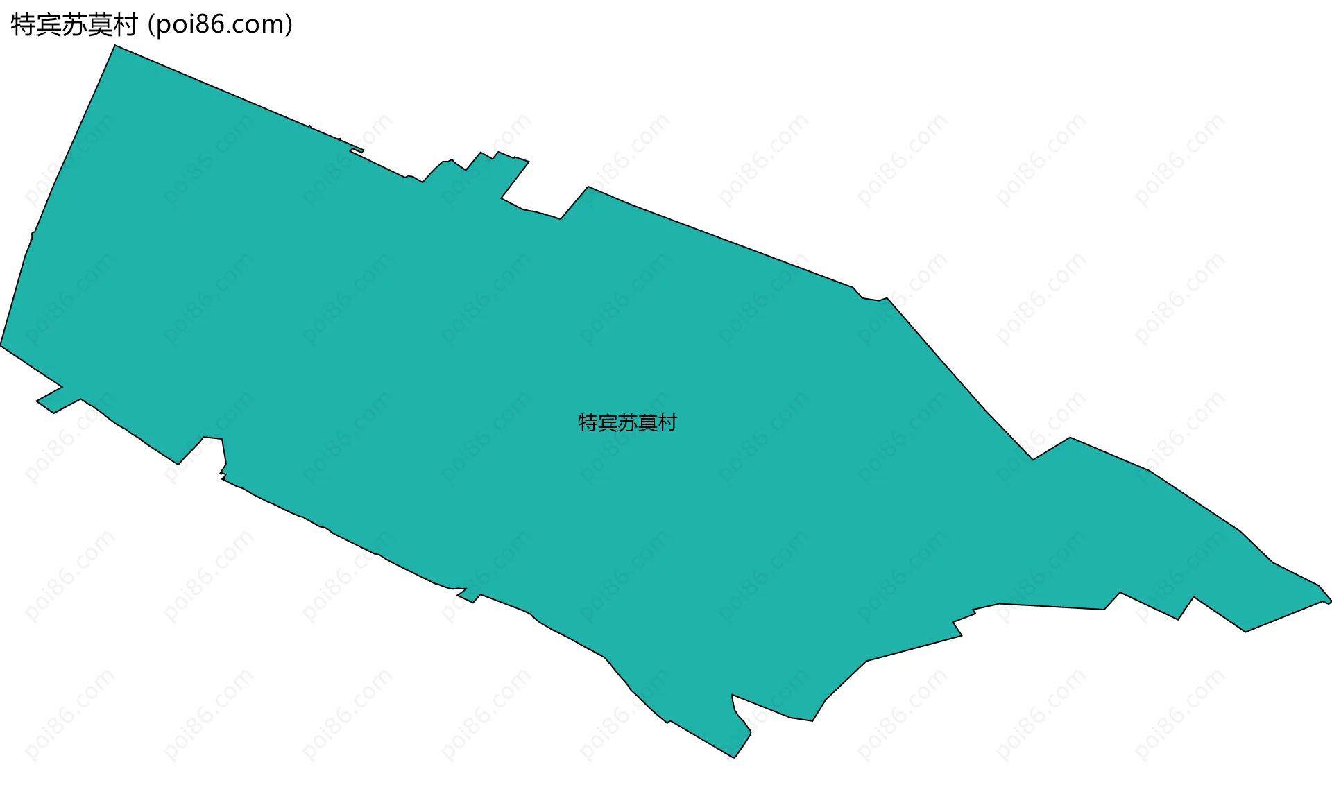 特宾苏莫村边界地图