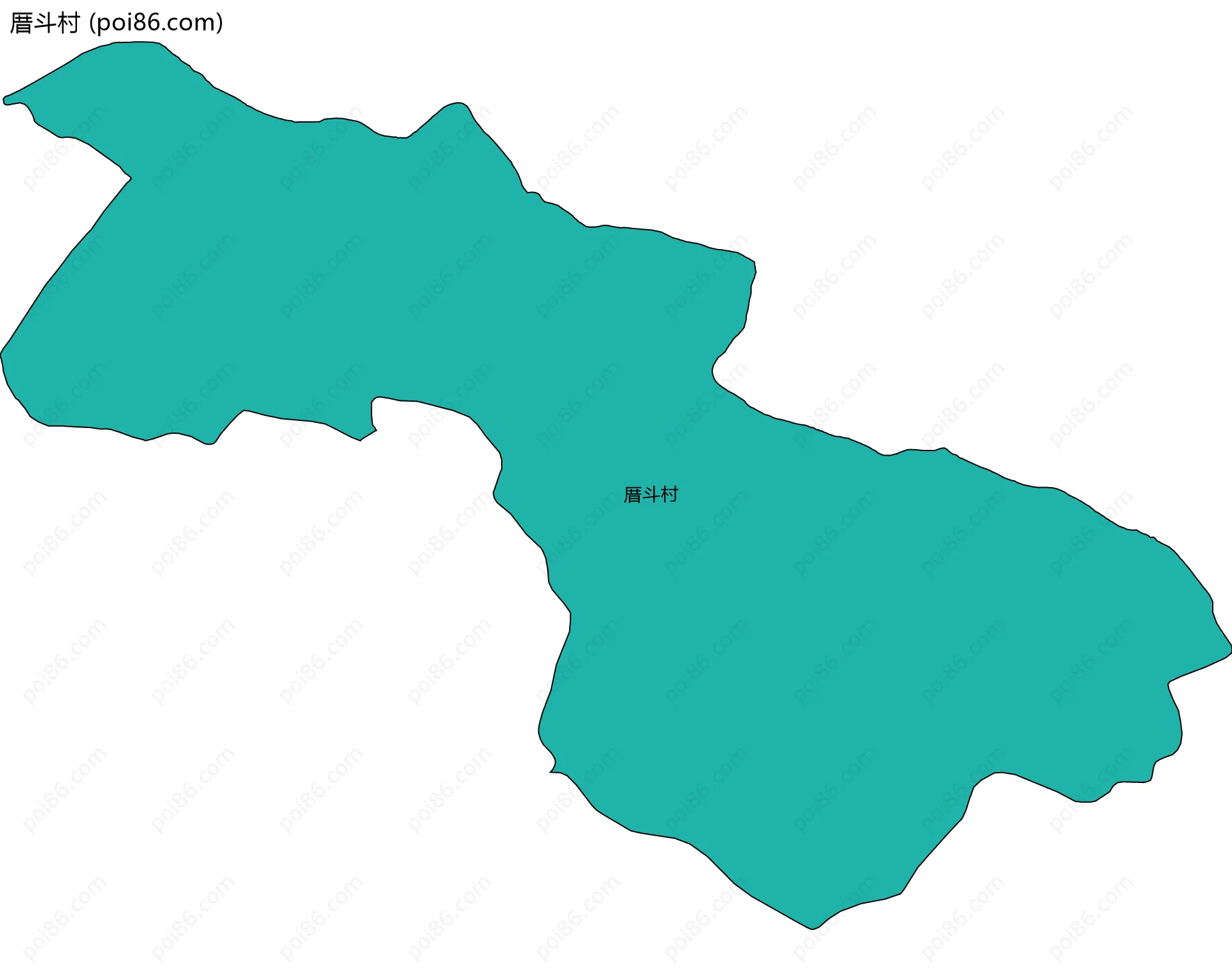 厝斗村边界地图