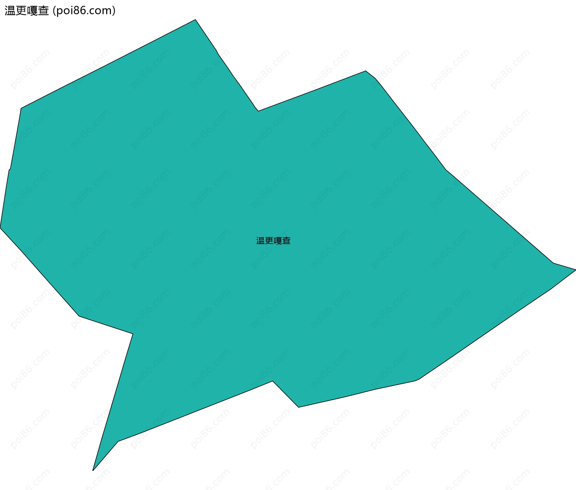 温更嘎查边界地图