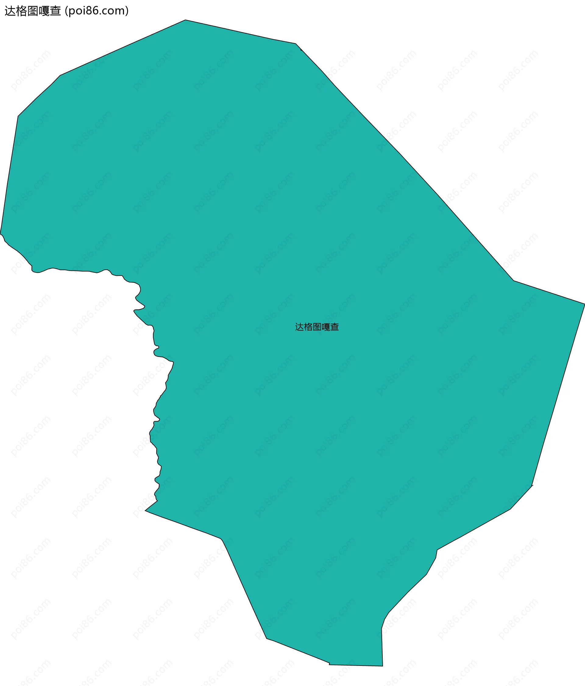 达格图嘎查边界地图