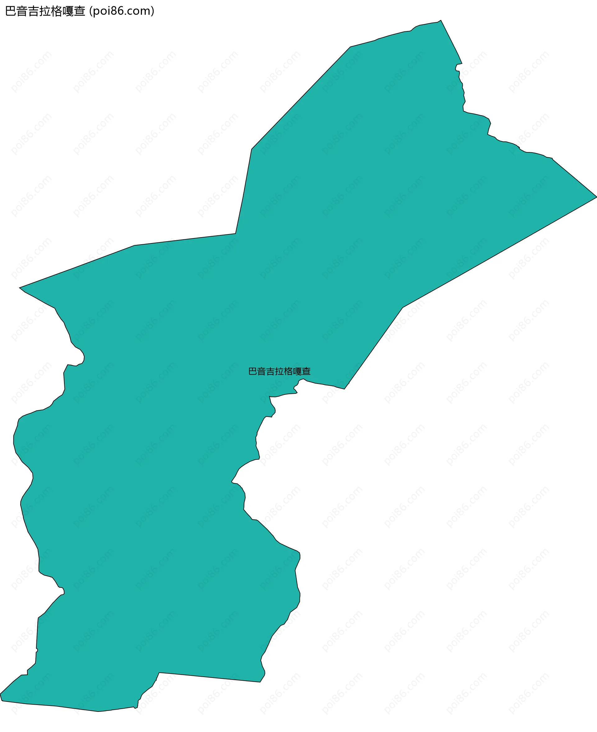 巴音吉拉格嘎查边界地图