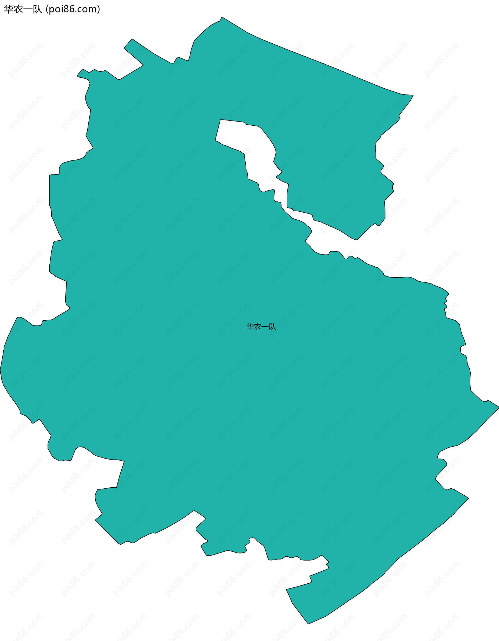 华农一队边界地图