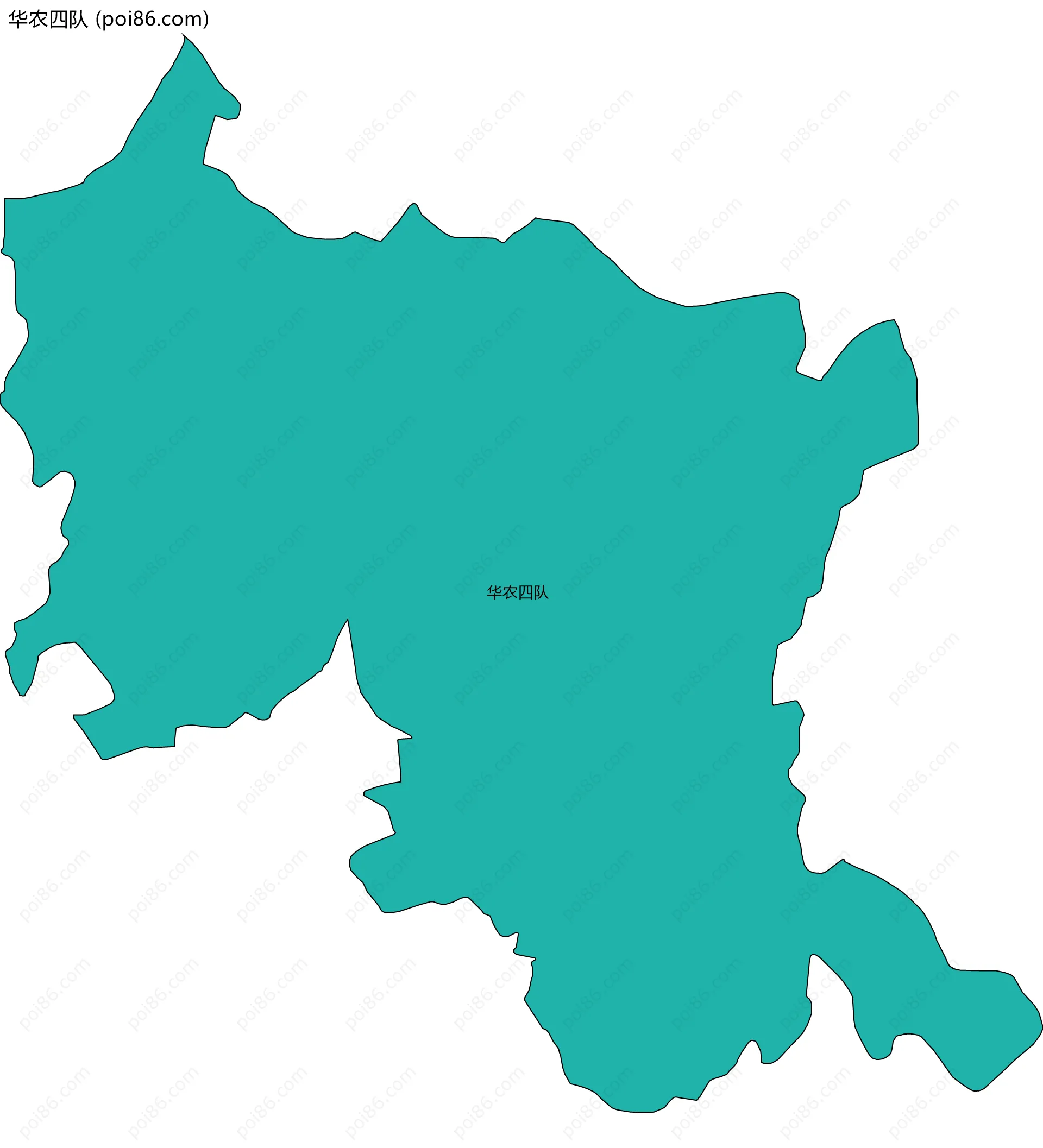 华农四队边界地图