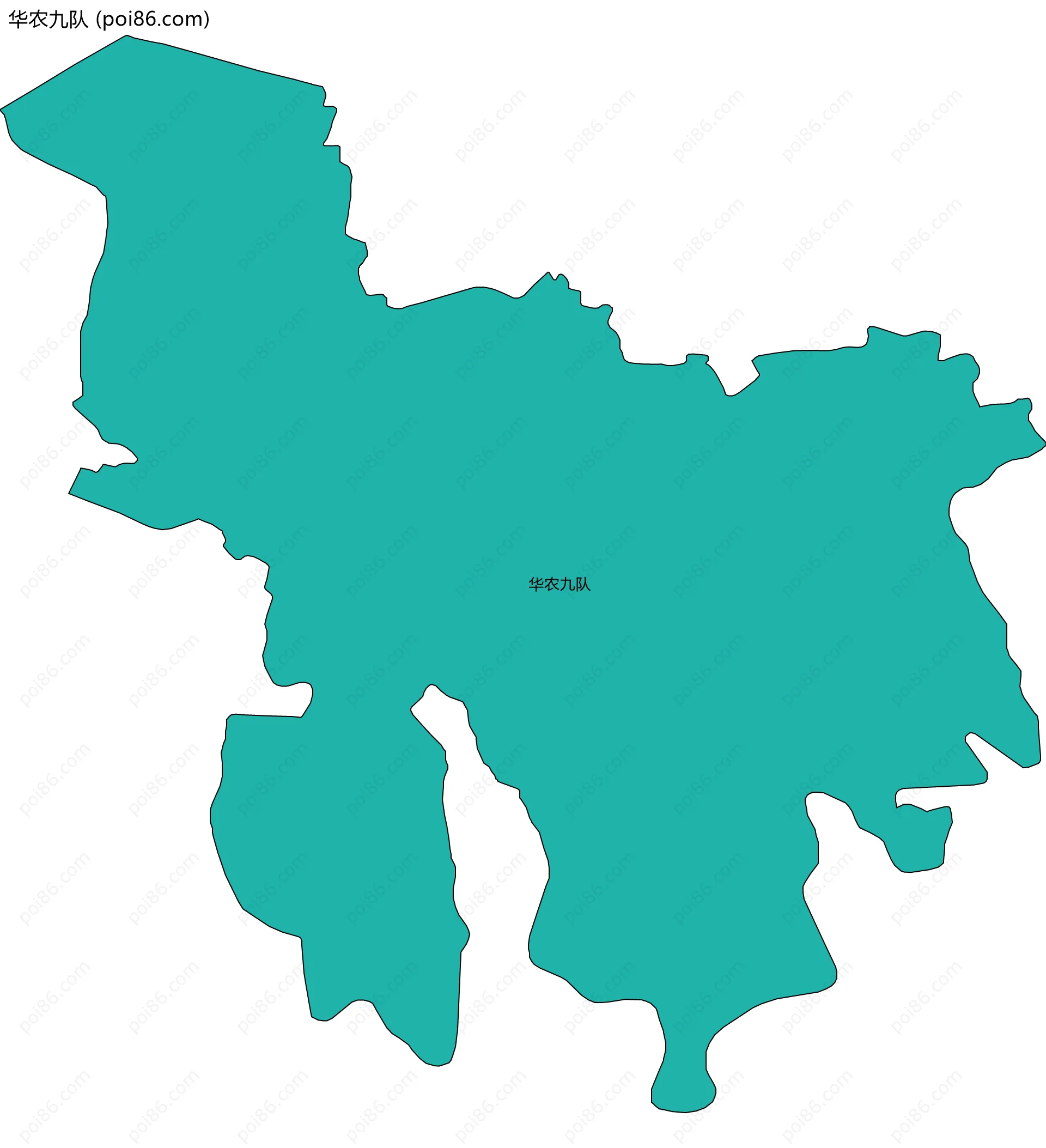 华农九队边界地图