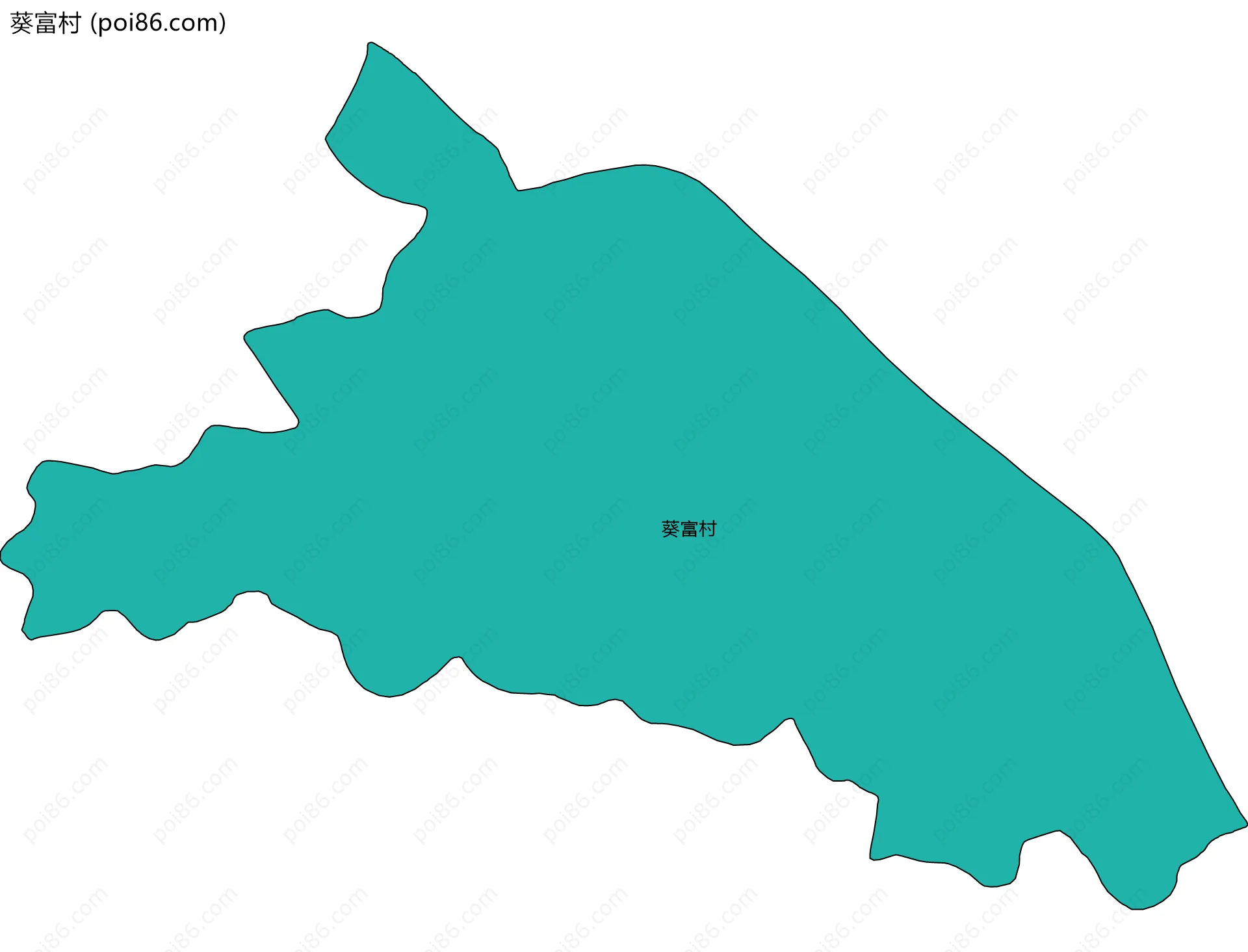 葵富村边界地图