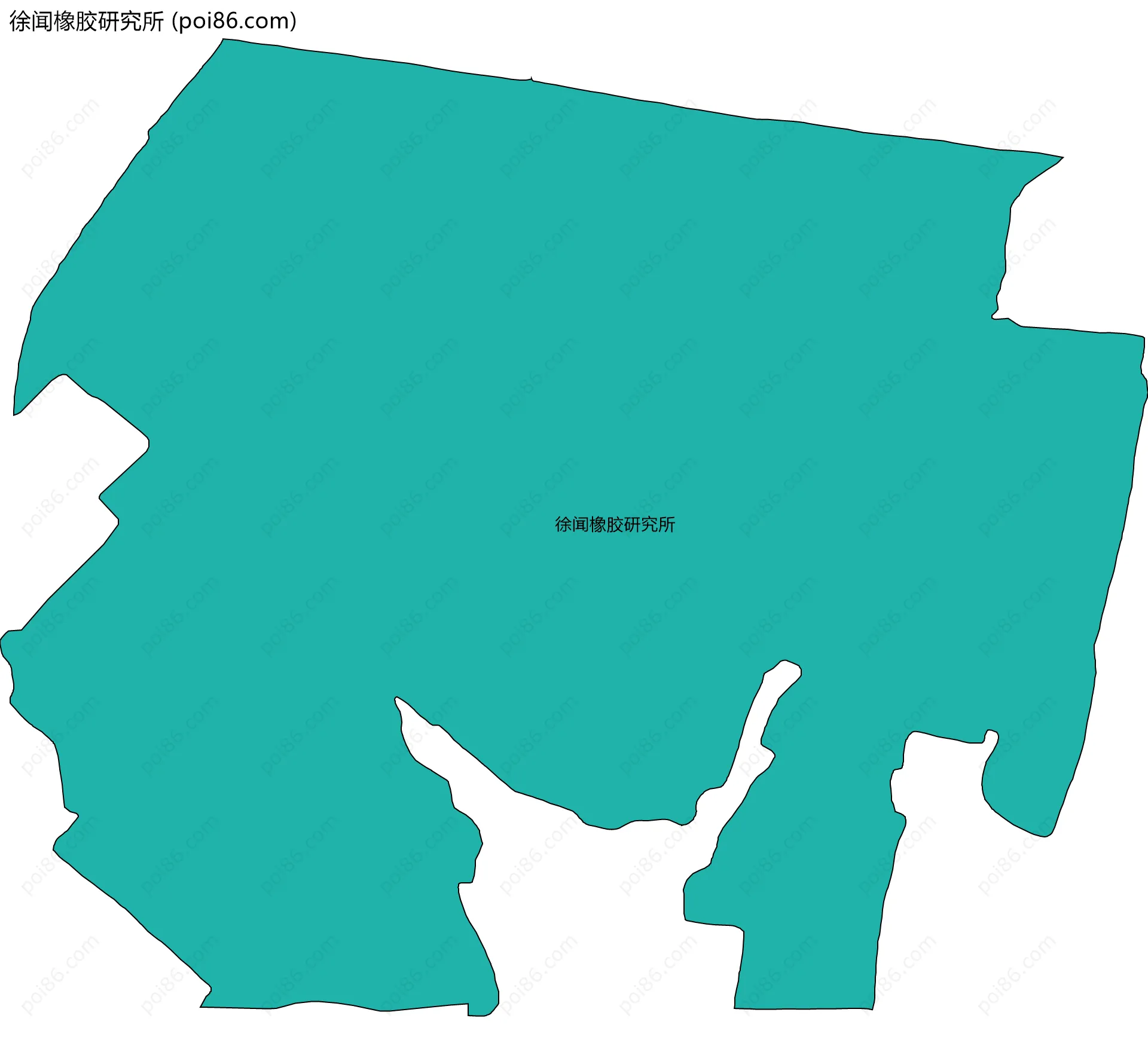 徐闻橡胶研究所边界地图