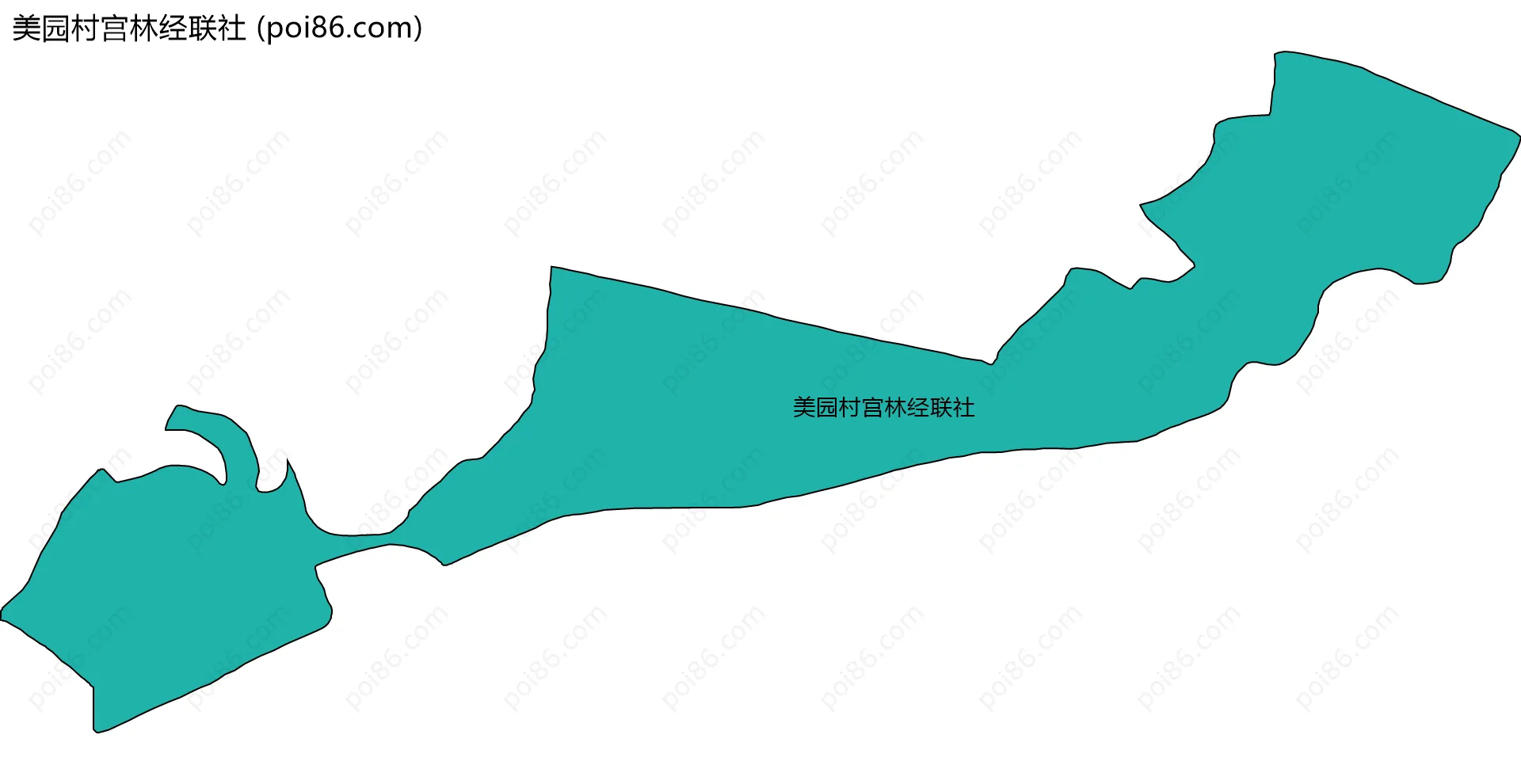 美园村宫林经联社边界地图