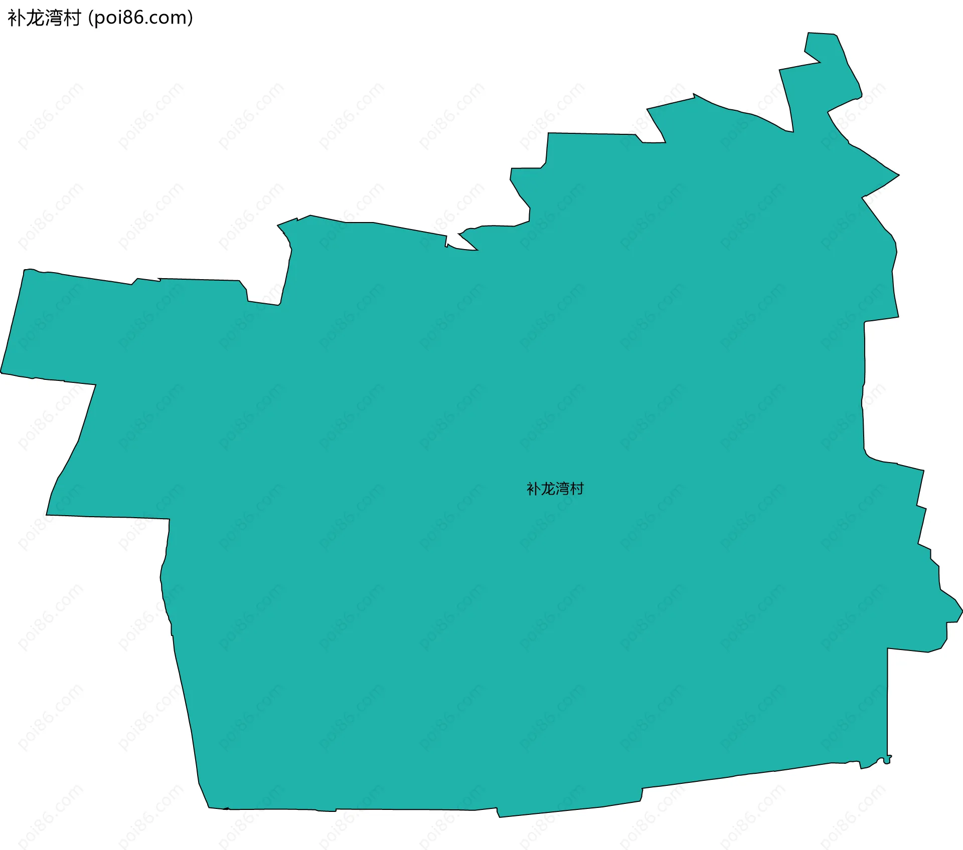 补龙湾村边界地图