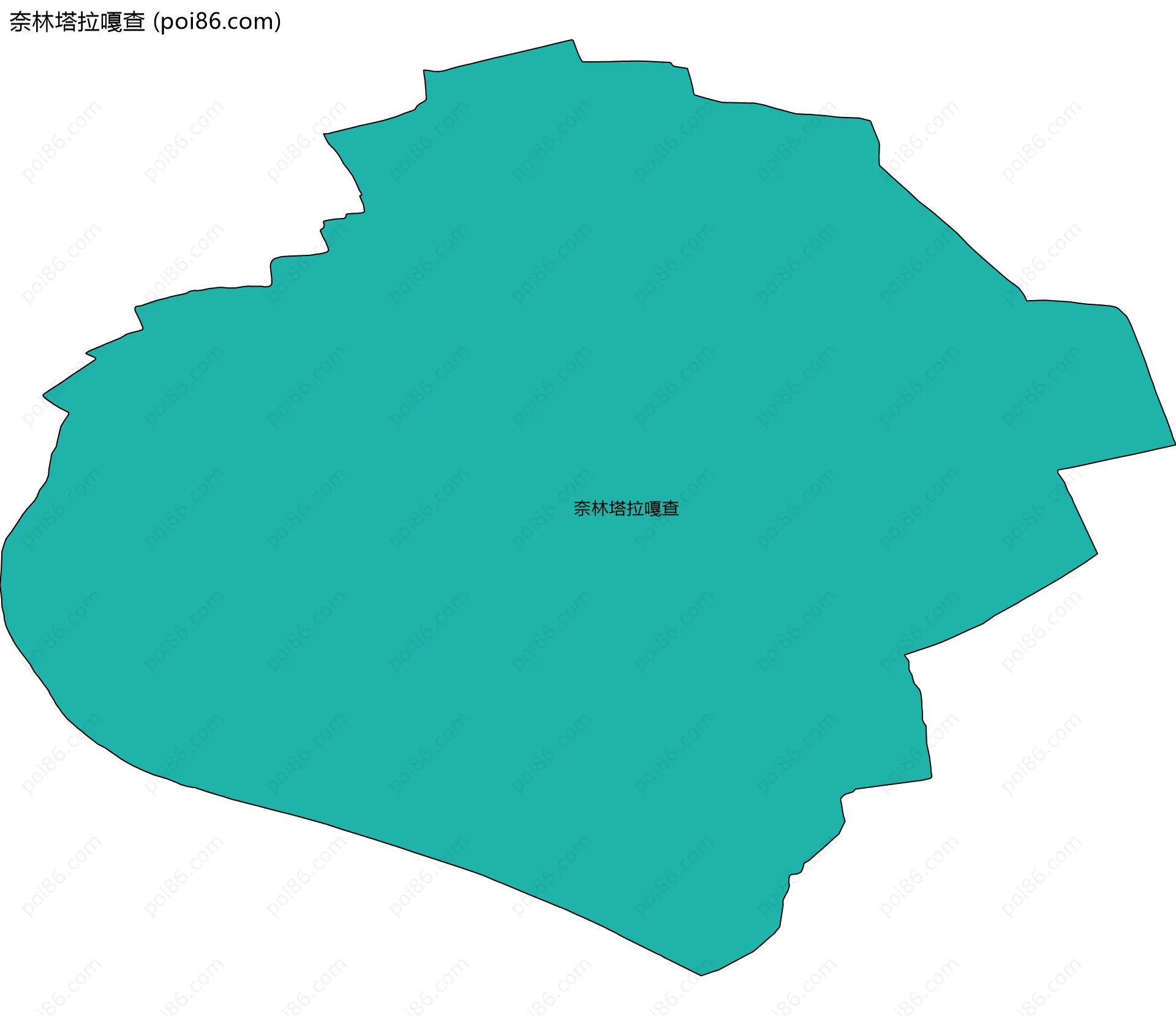 奈林塔拉嘎查边界地图
