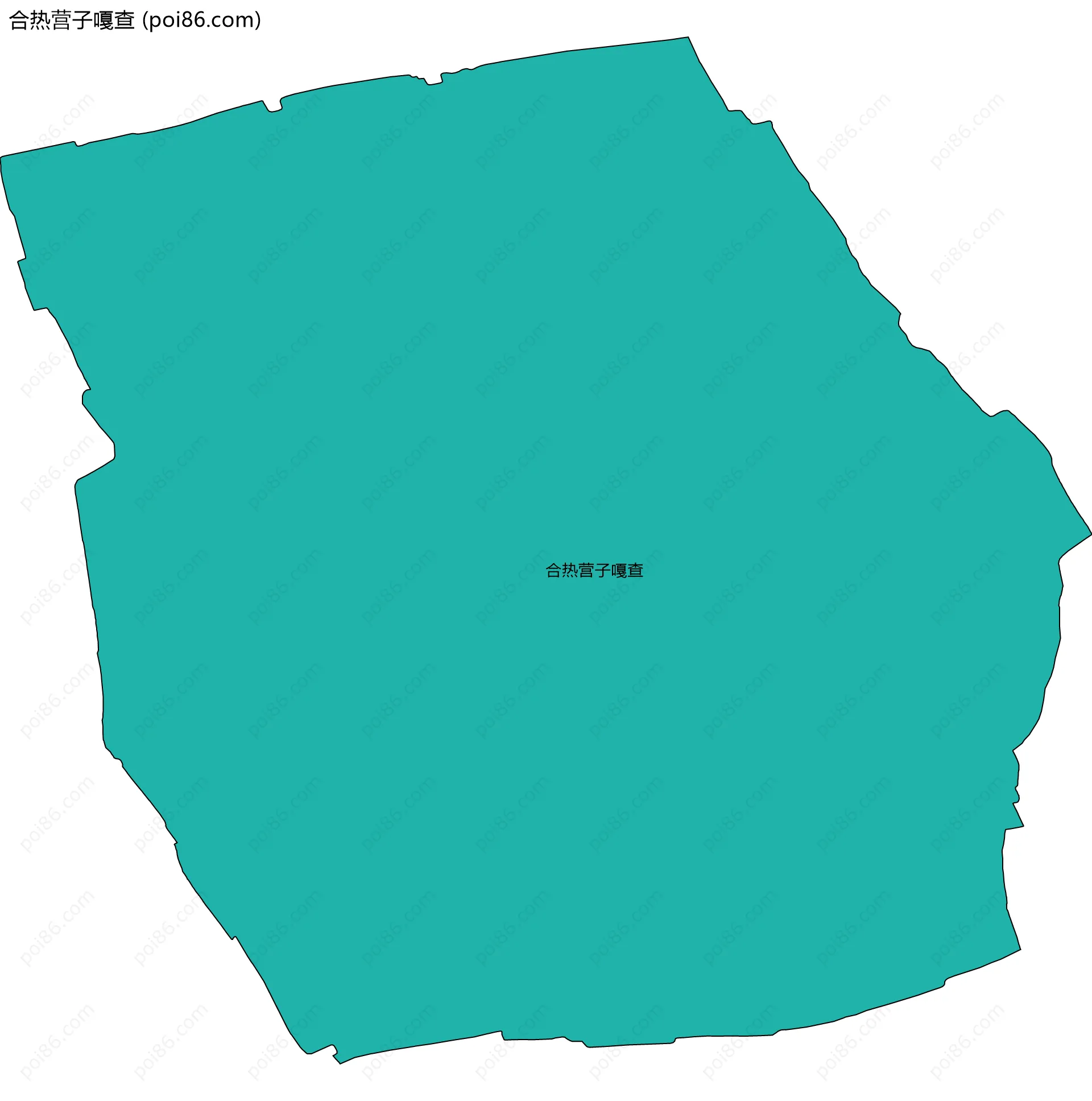 合热营子嘎查边界地图