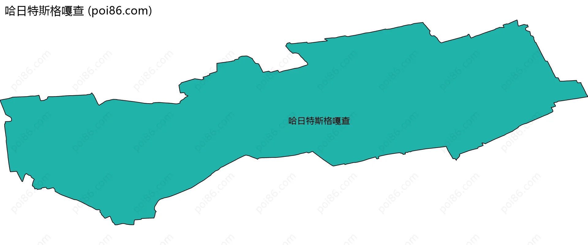 哈日特斯格嘎查边界地图