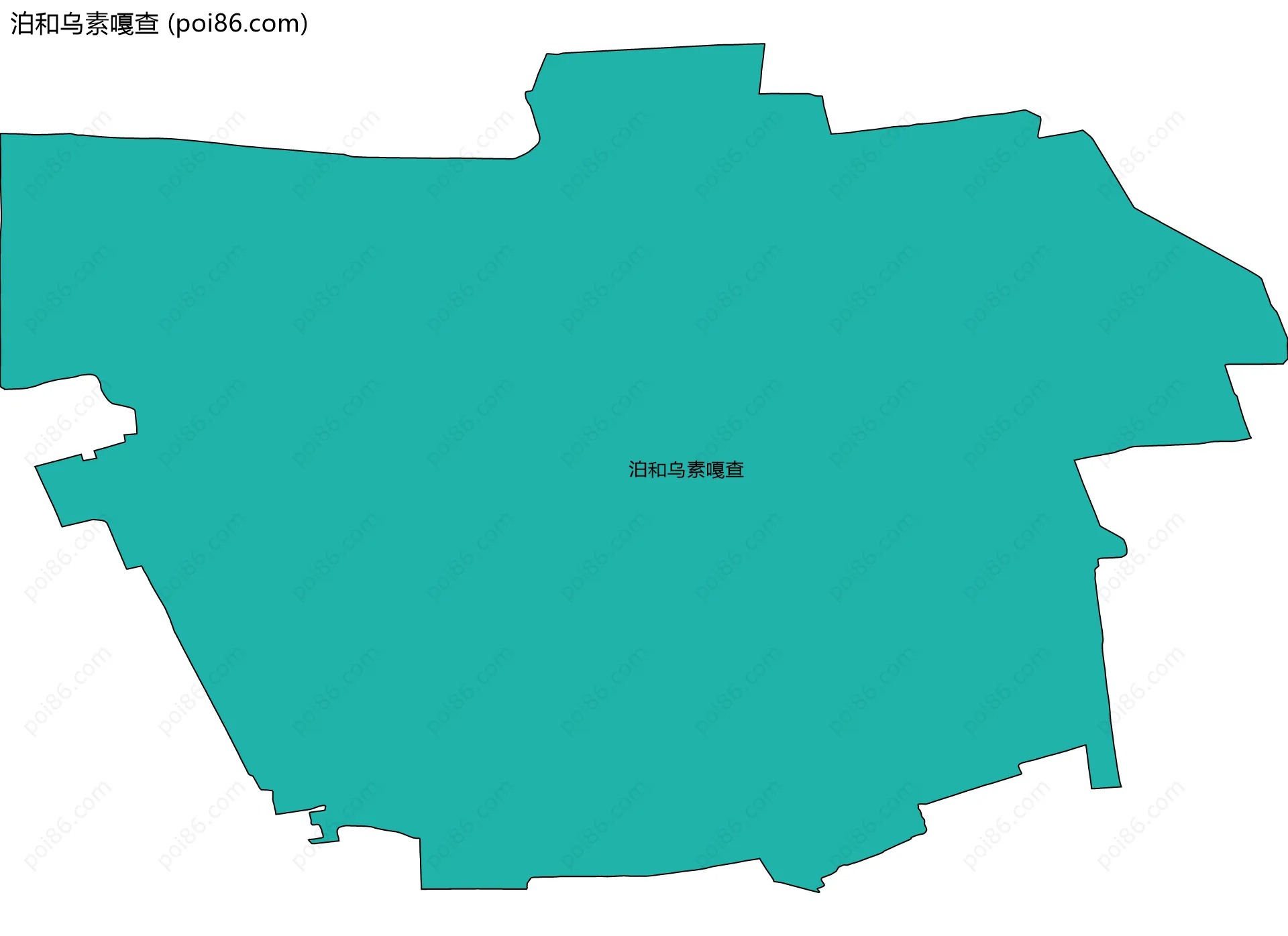 泊和乌素嘎查边界地图