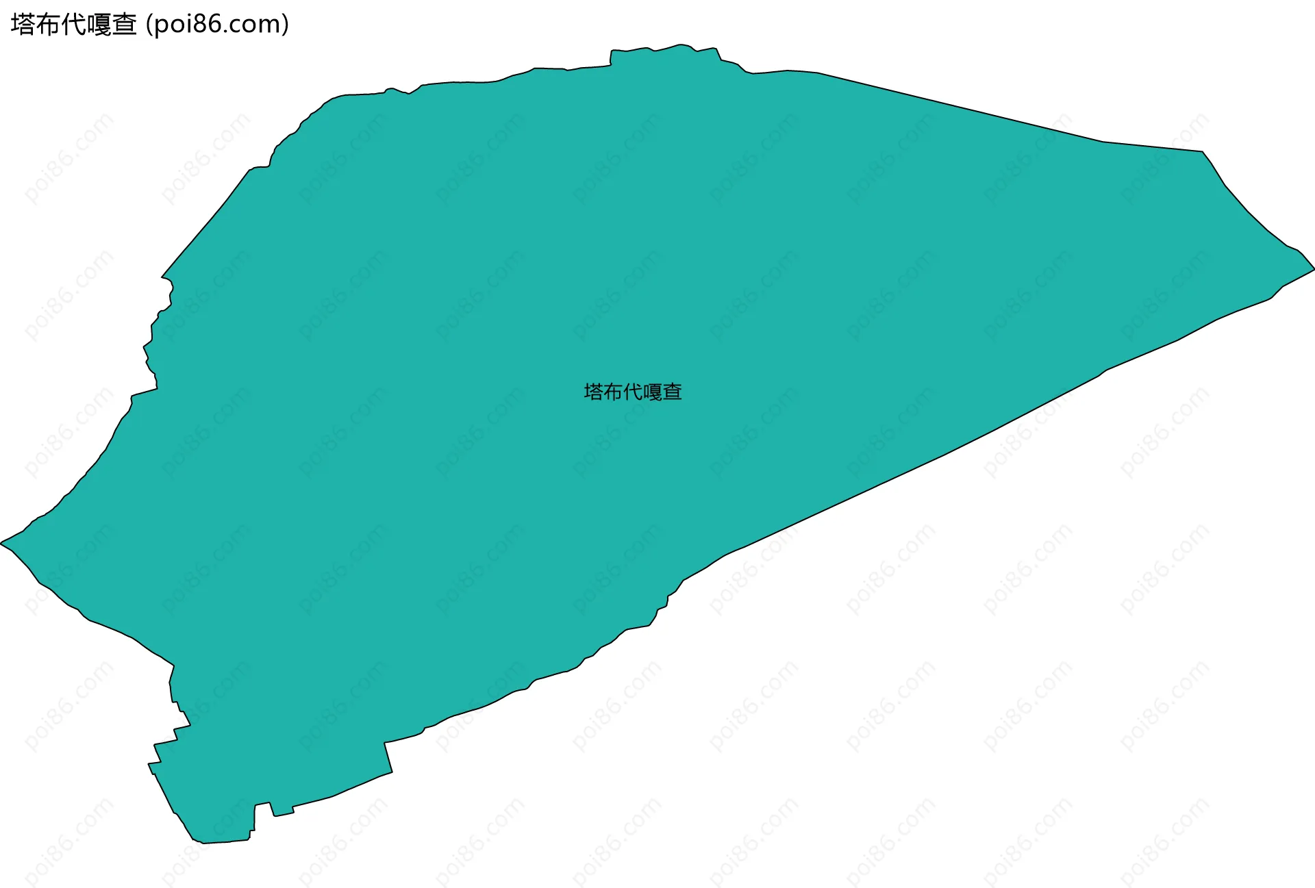 塔布代嘎查边界地图