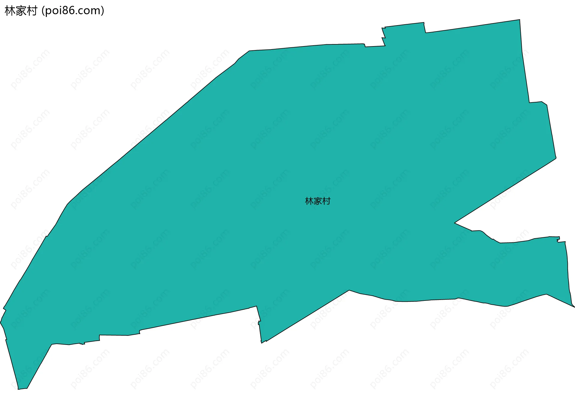 林家村边界地图