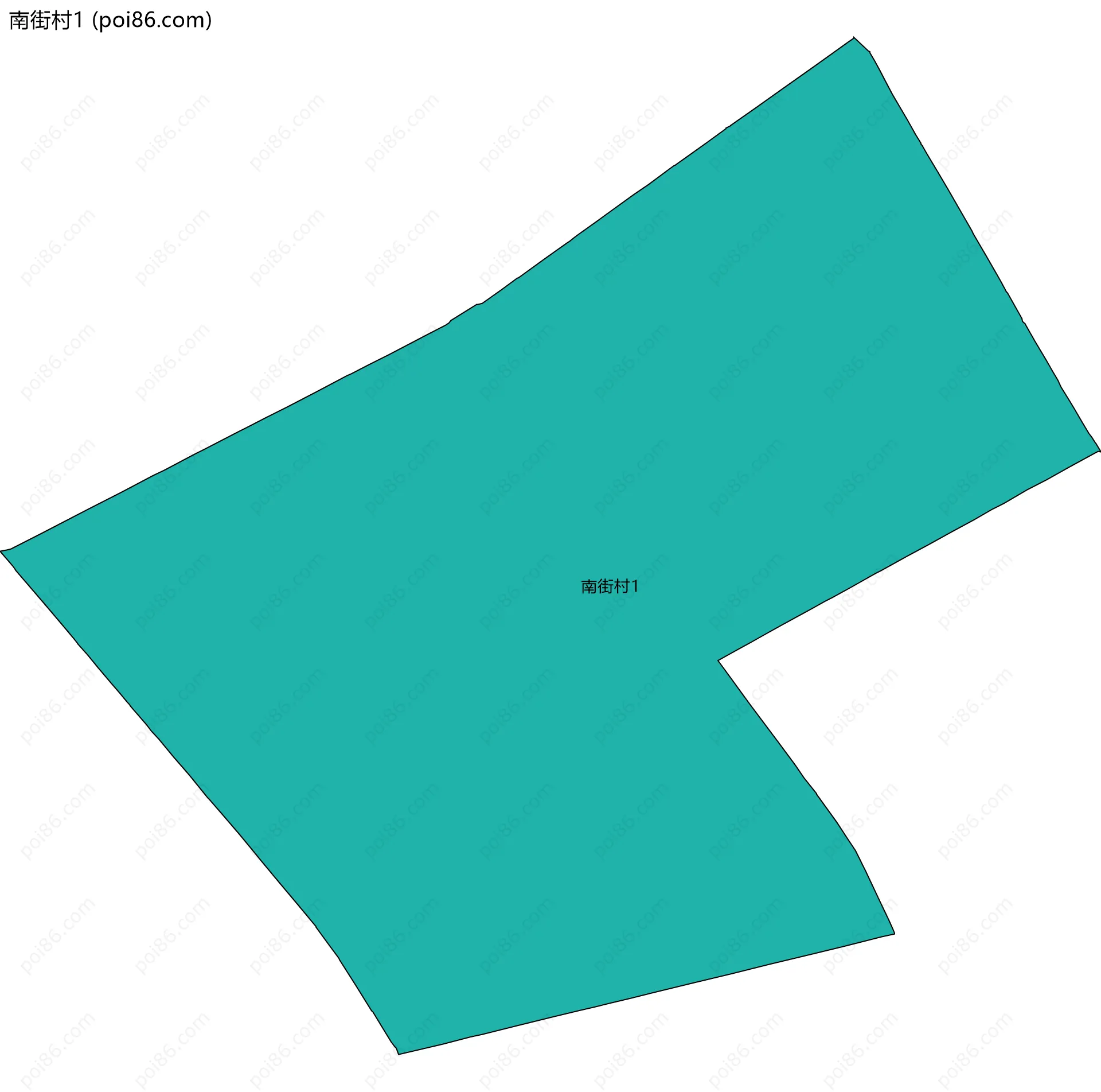 南街村1边界地图