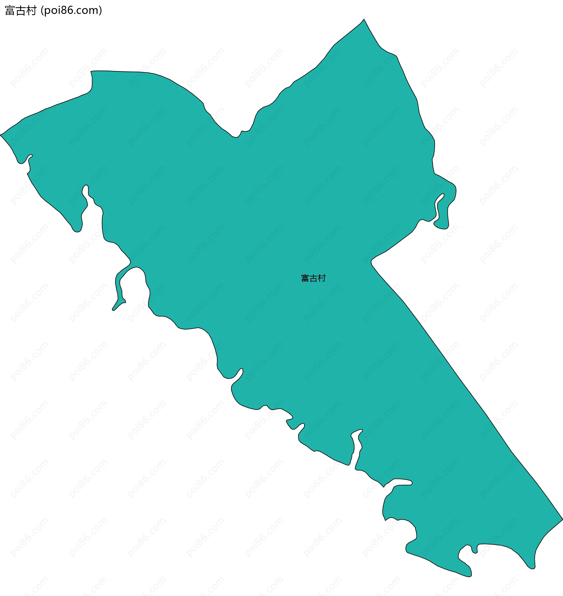 富古村边界地图