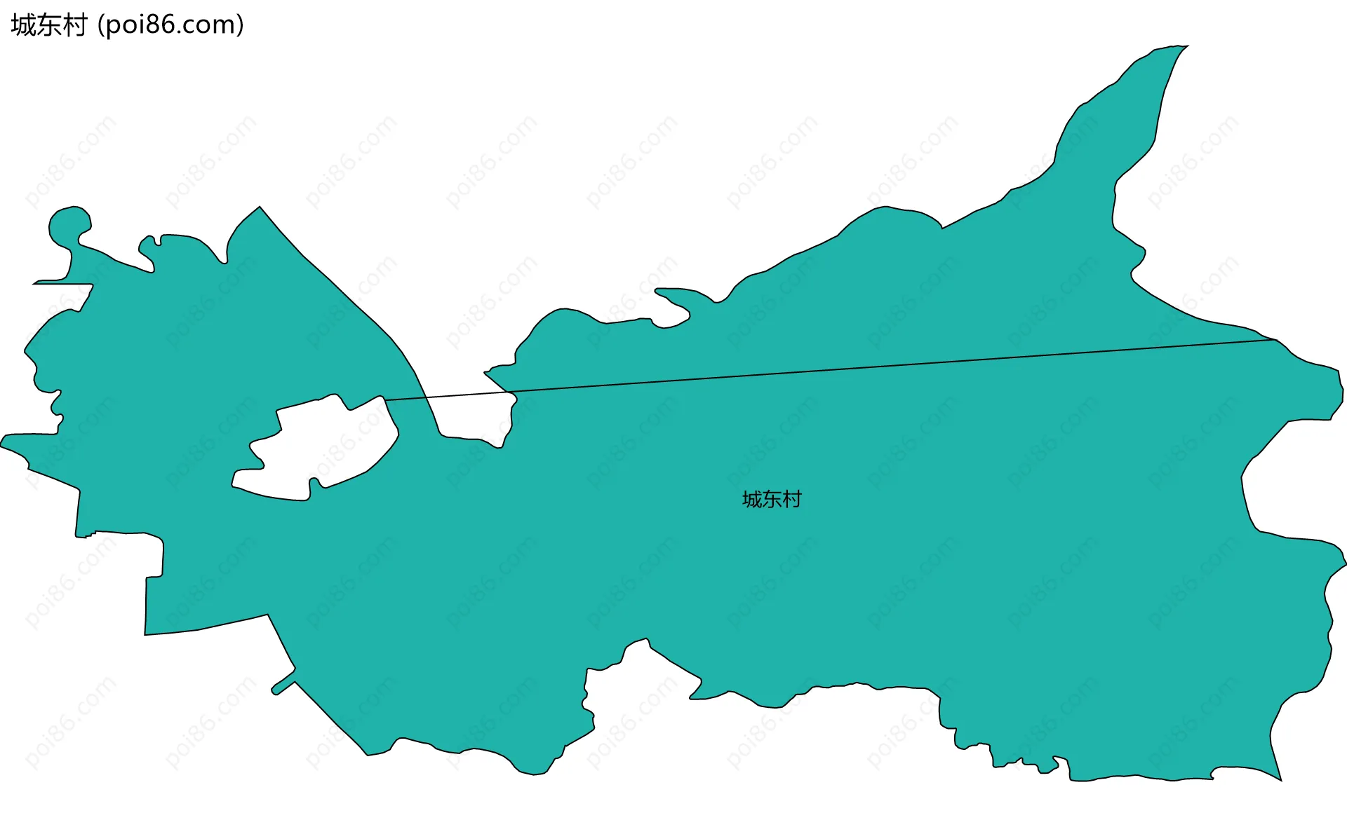 城东村边界地图