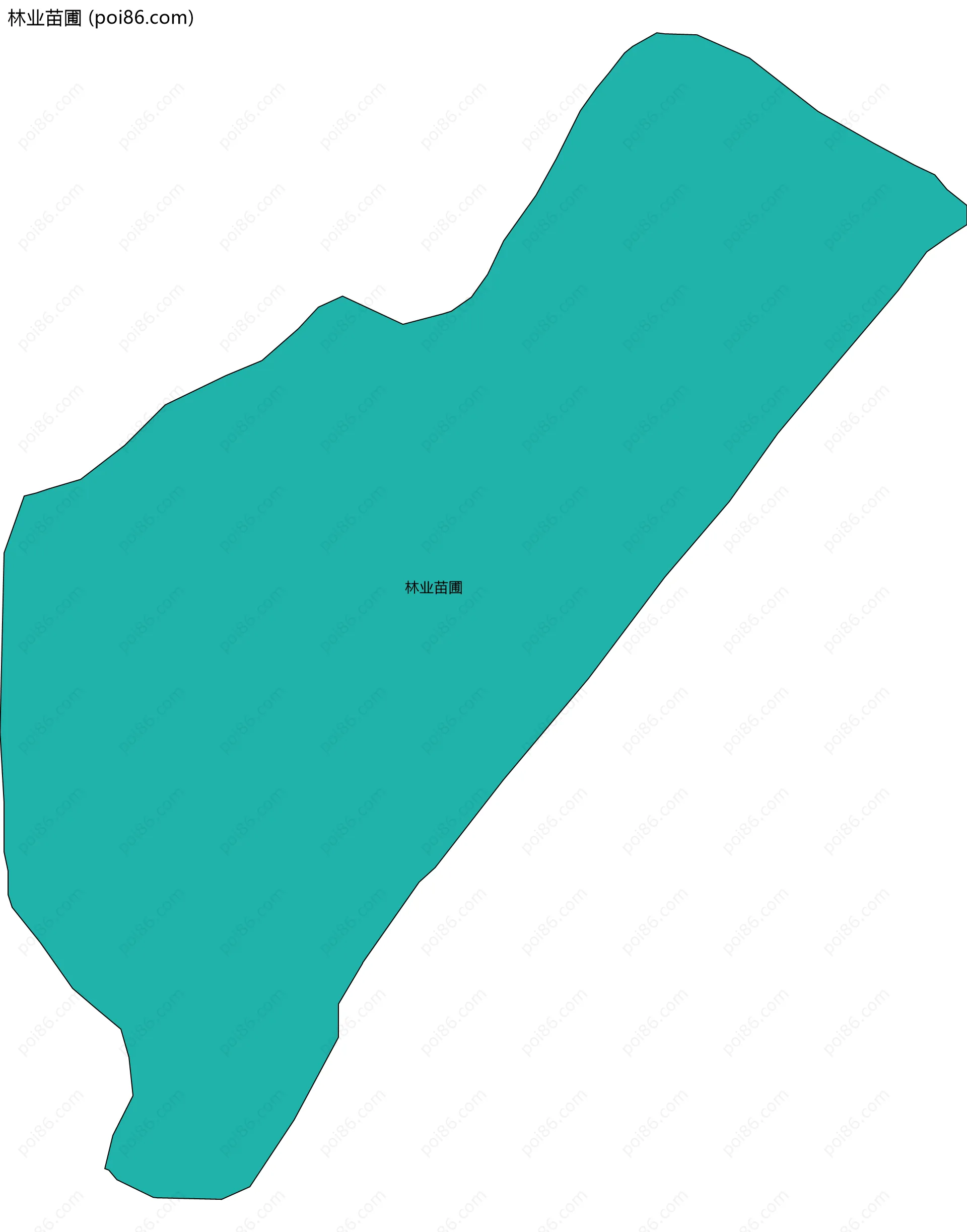 林业苗圃边界地图