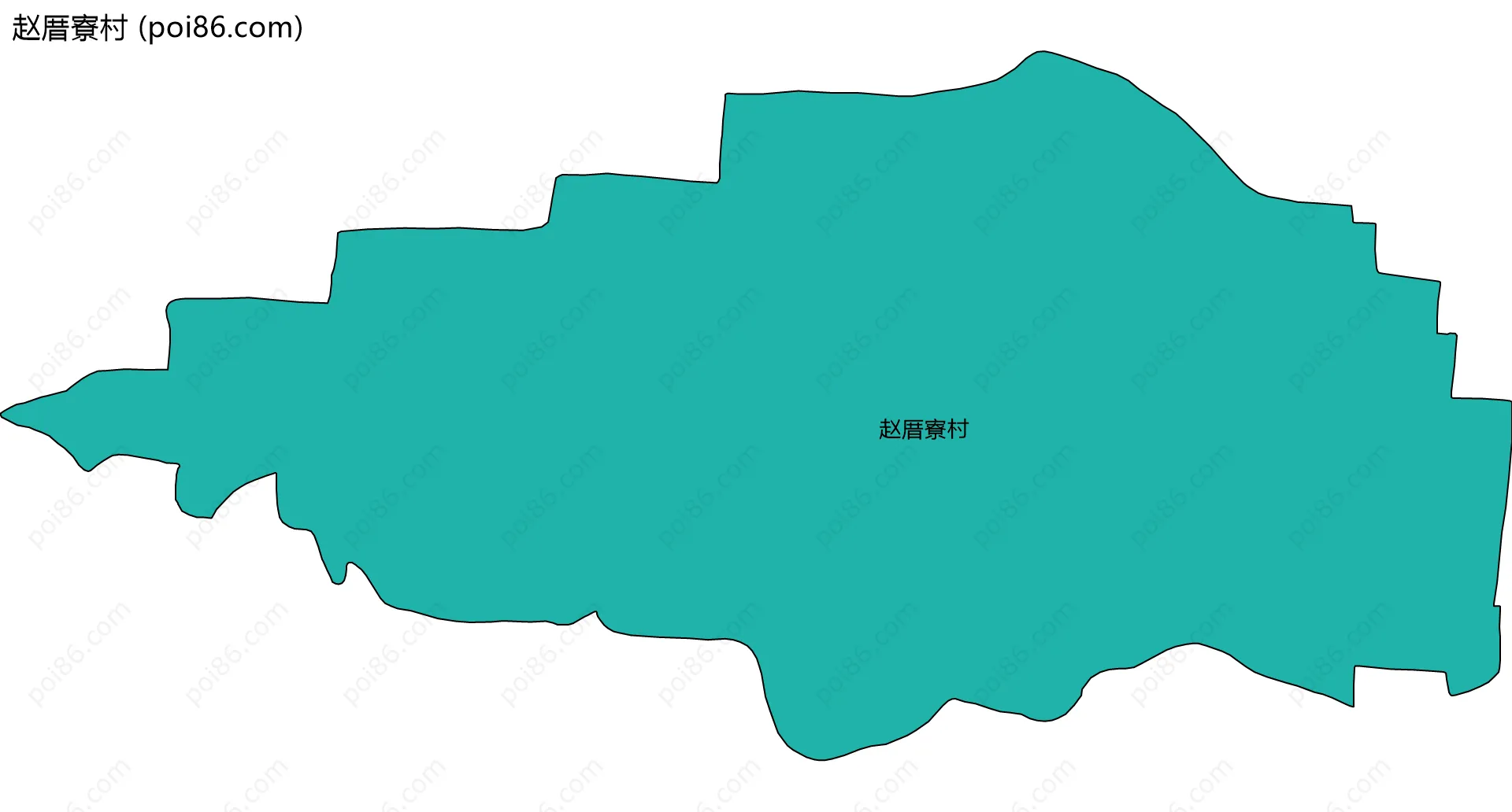 赵厝寮村边界地图