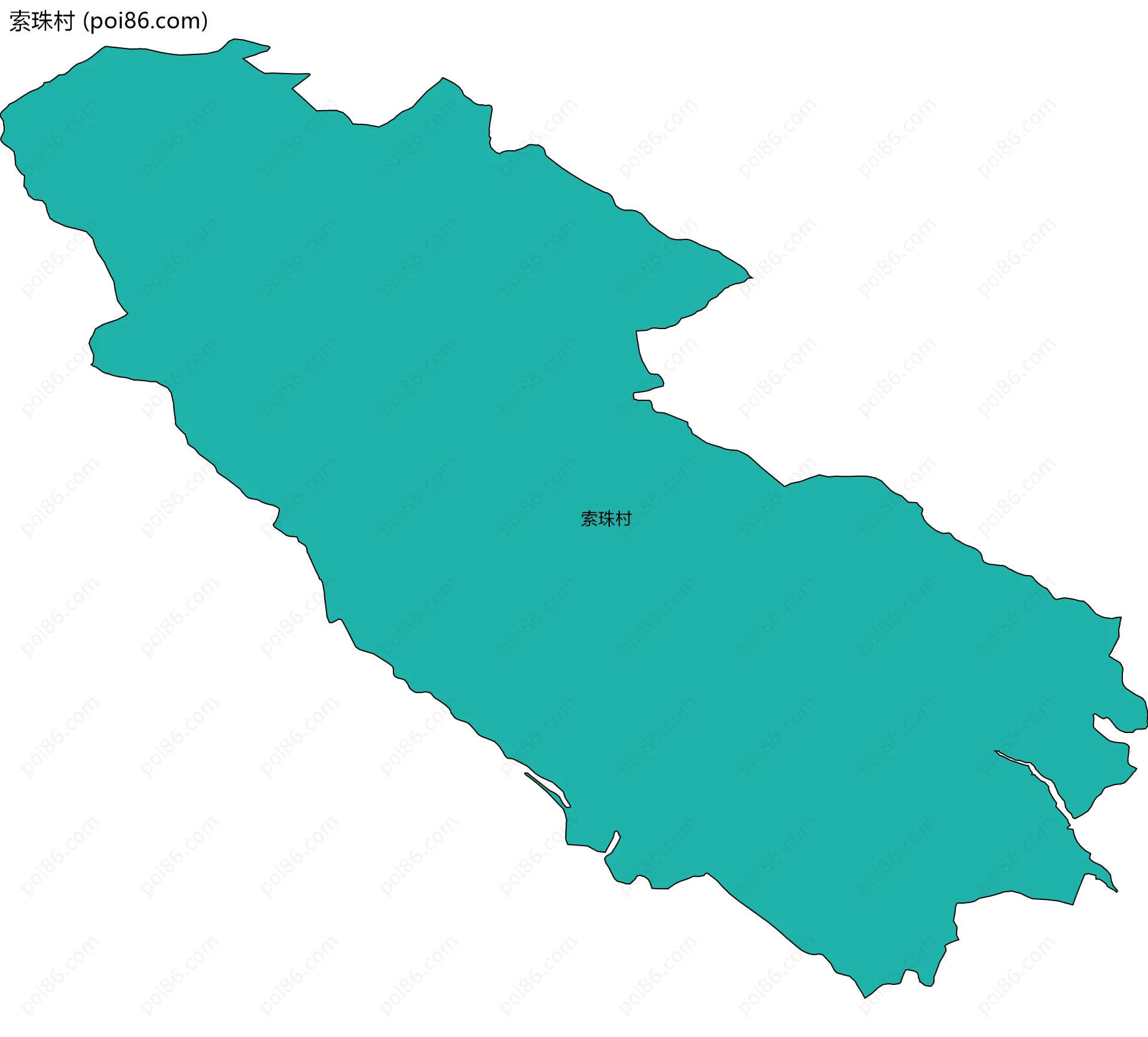 索珠村边界地图