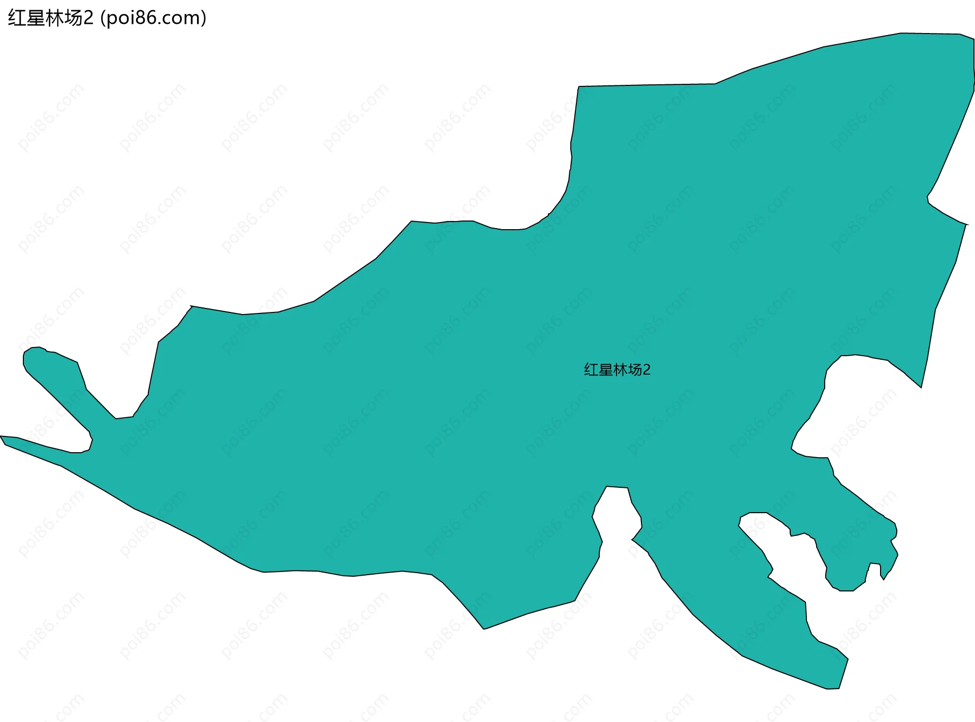 红星林场2边界地图
