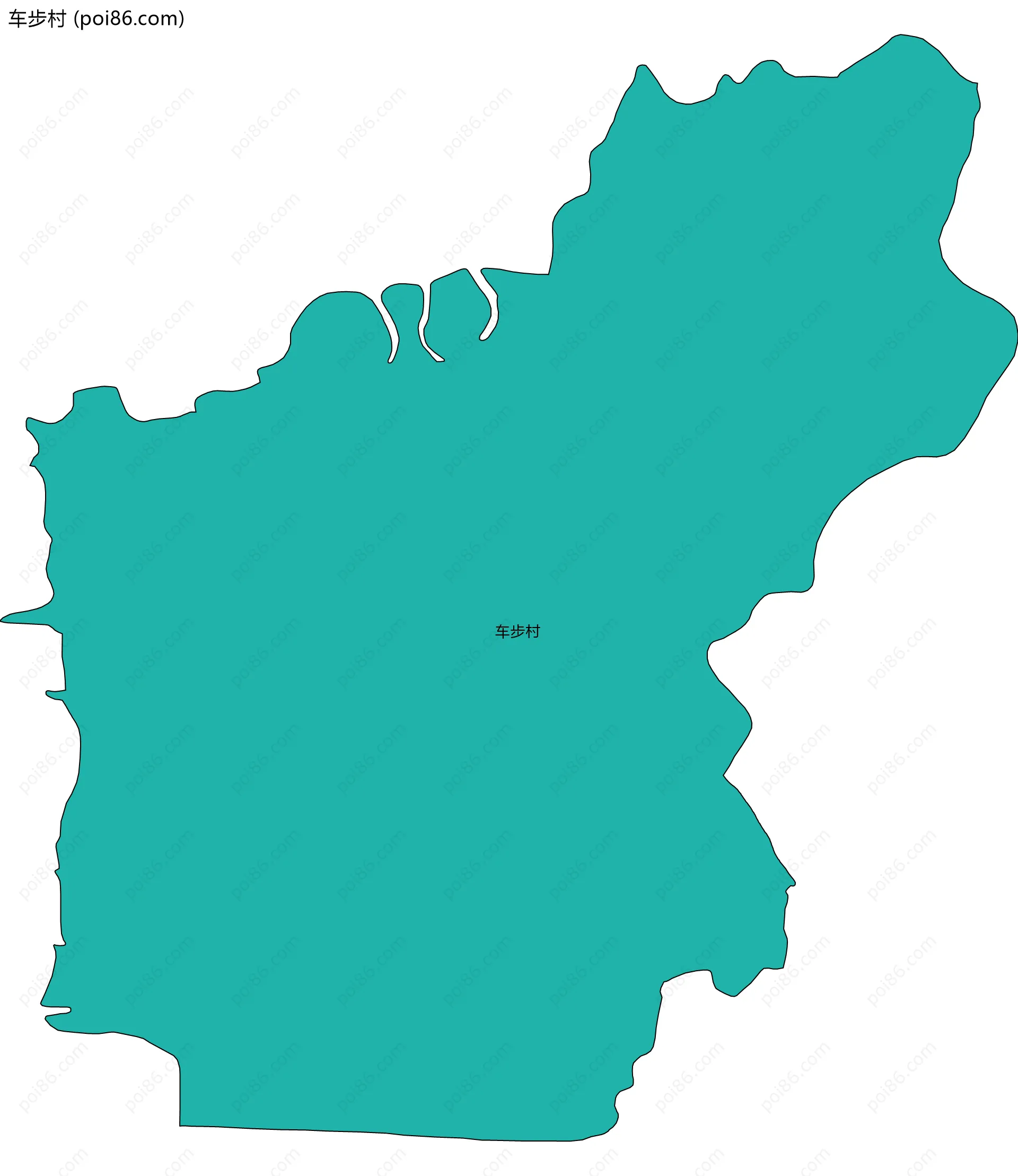 车步村边界地图