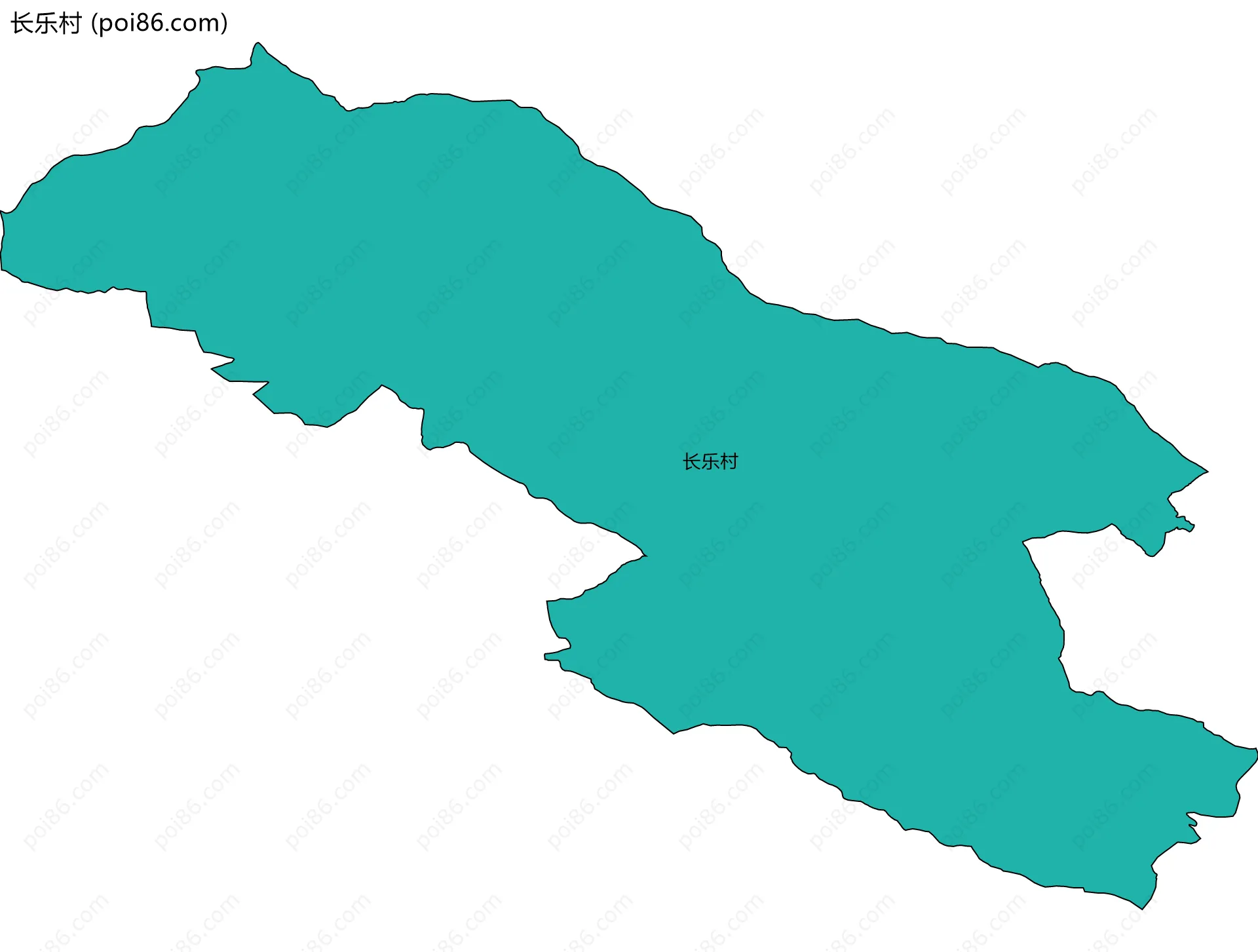 长乐村边界地图