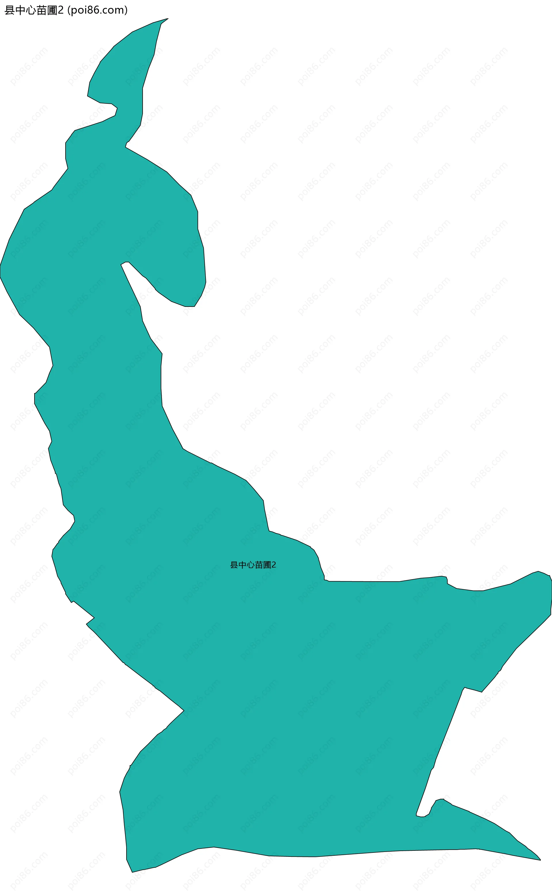 县中心苗圃2边界地图