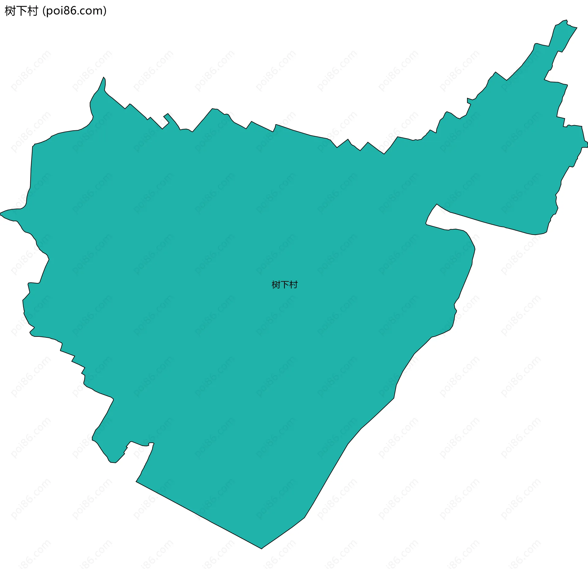 树下村边界地图