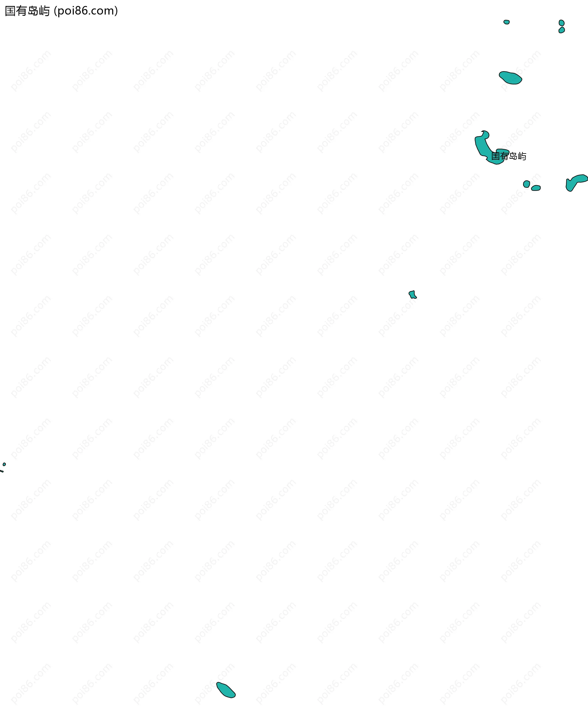 国有岛屿边界地图