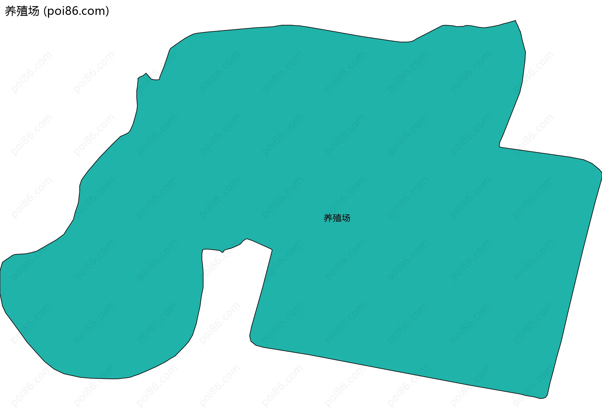 养殖场边界地图