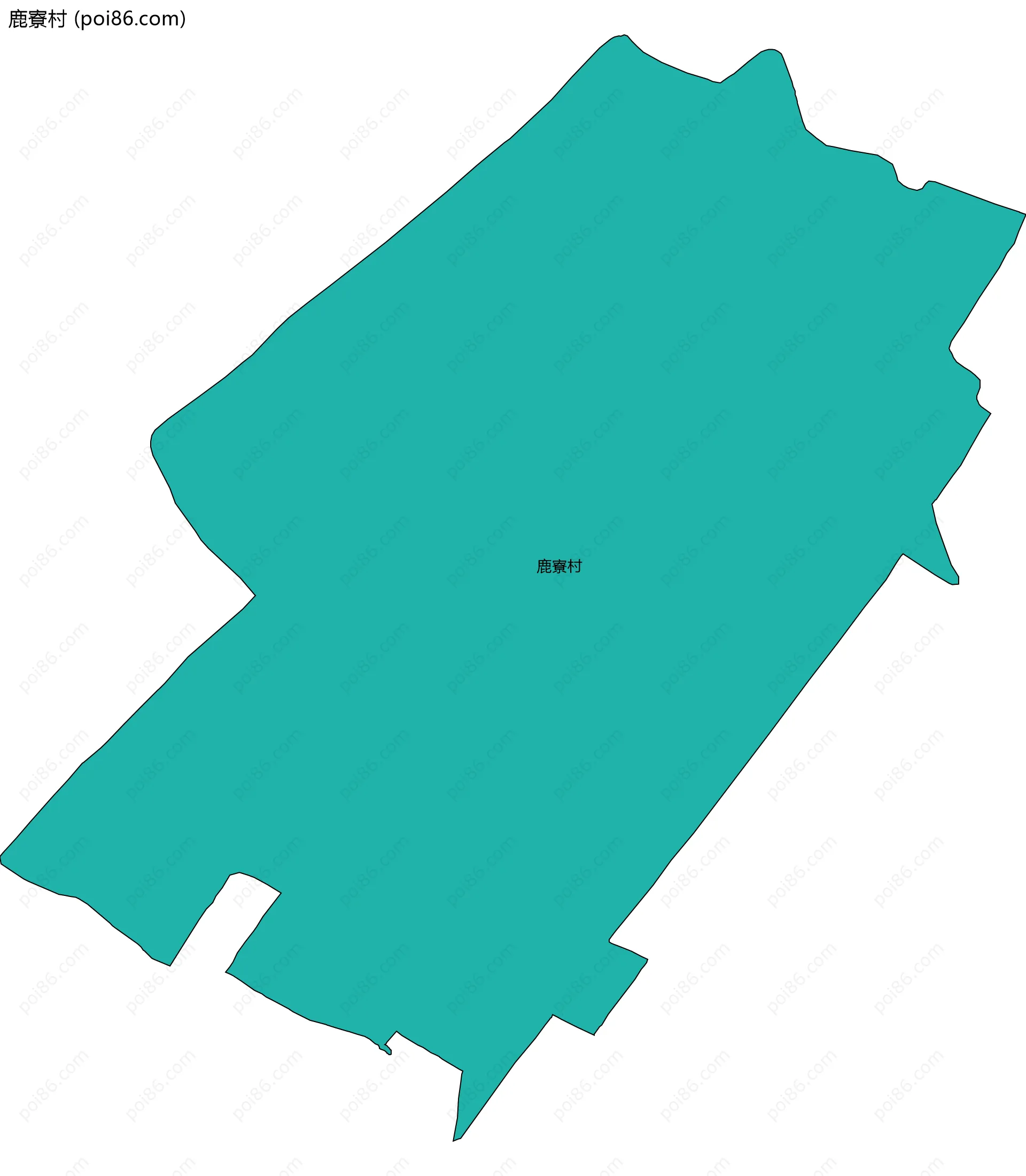 鹿寮村边界地图