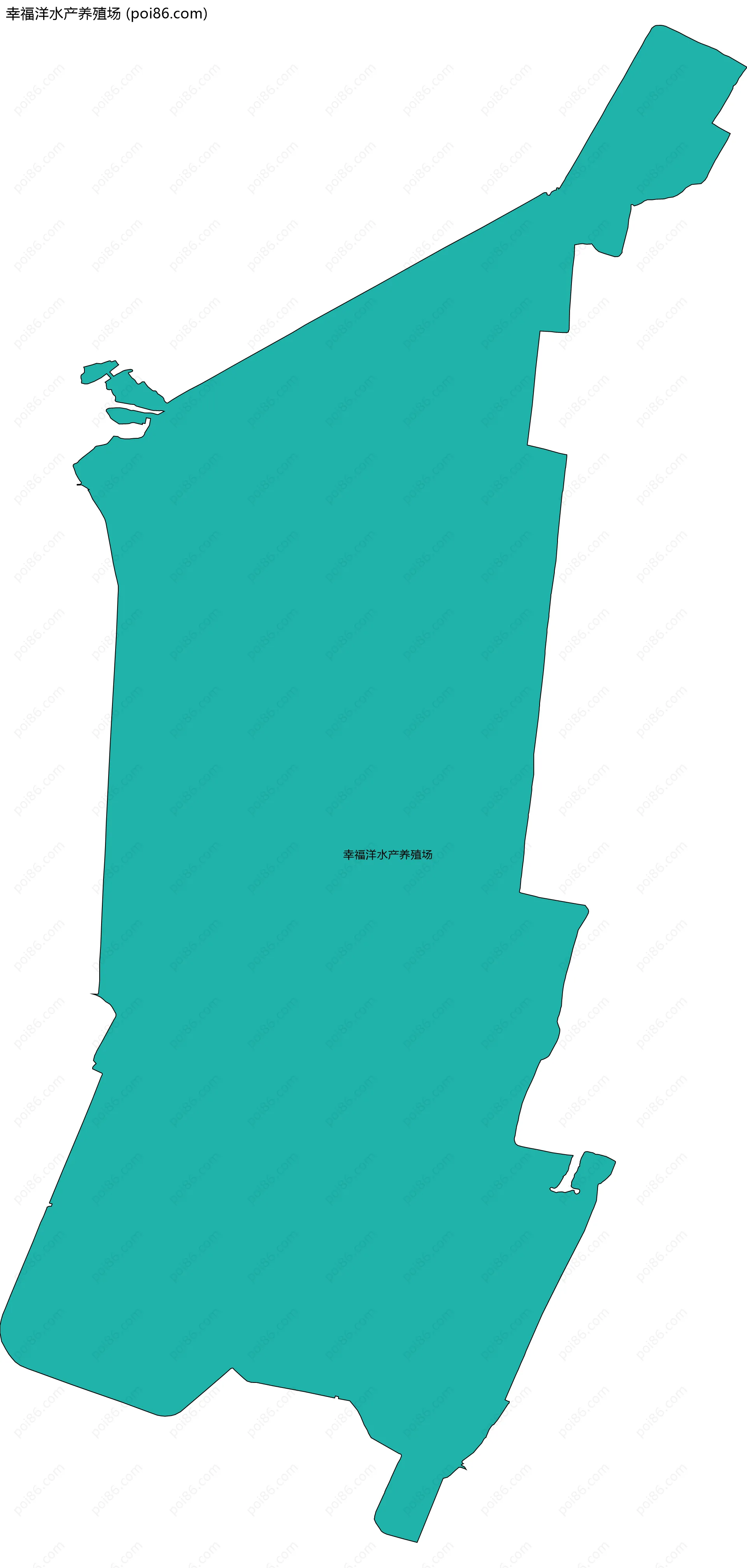 幸福洋水产养殖场边界地图