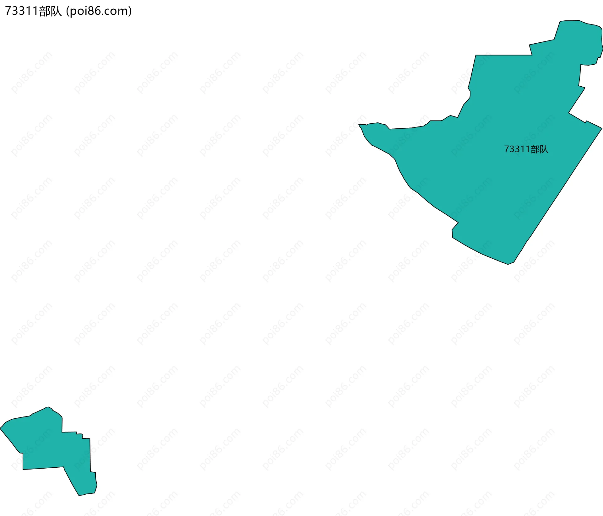73311部队边界地图