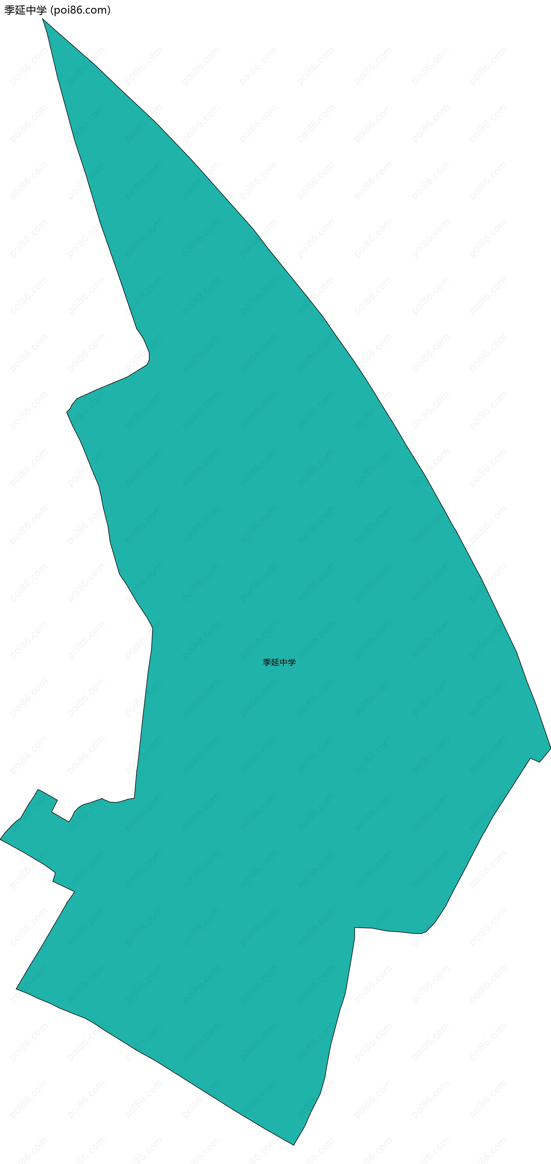 季延中学边界地图