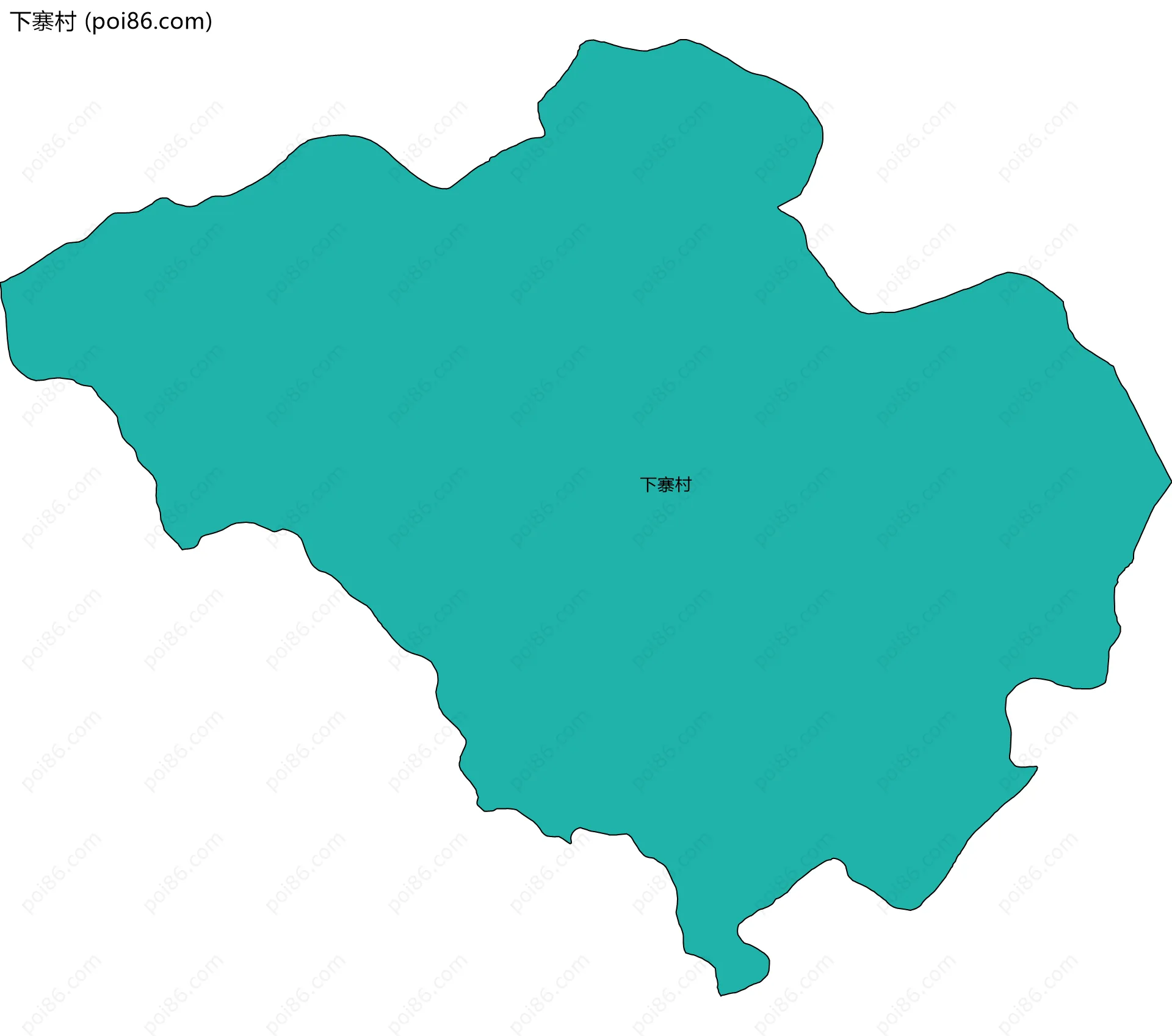 下寨村边界地图