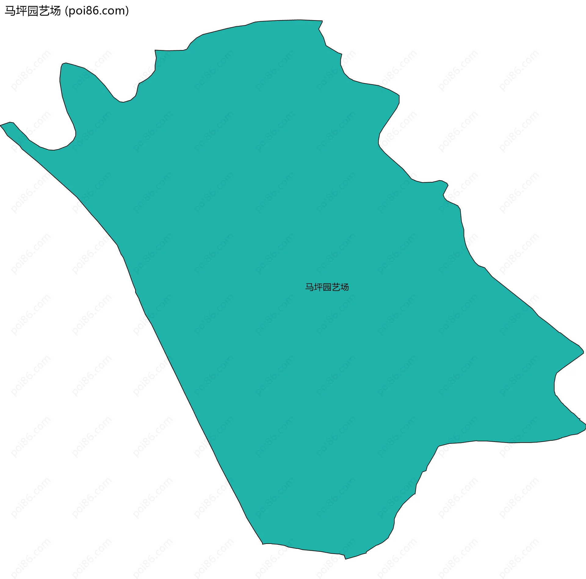 马坪园艺场边界地图