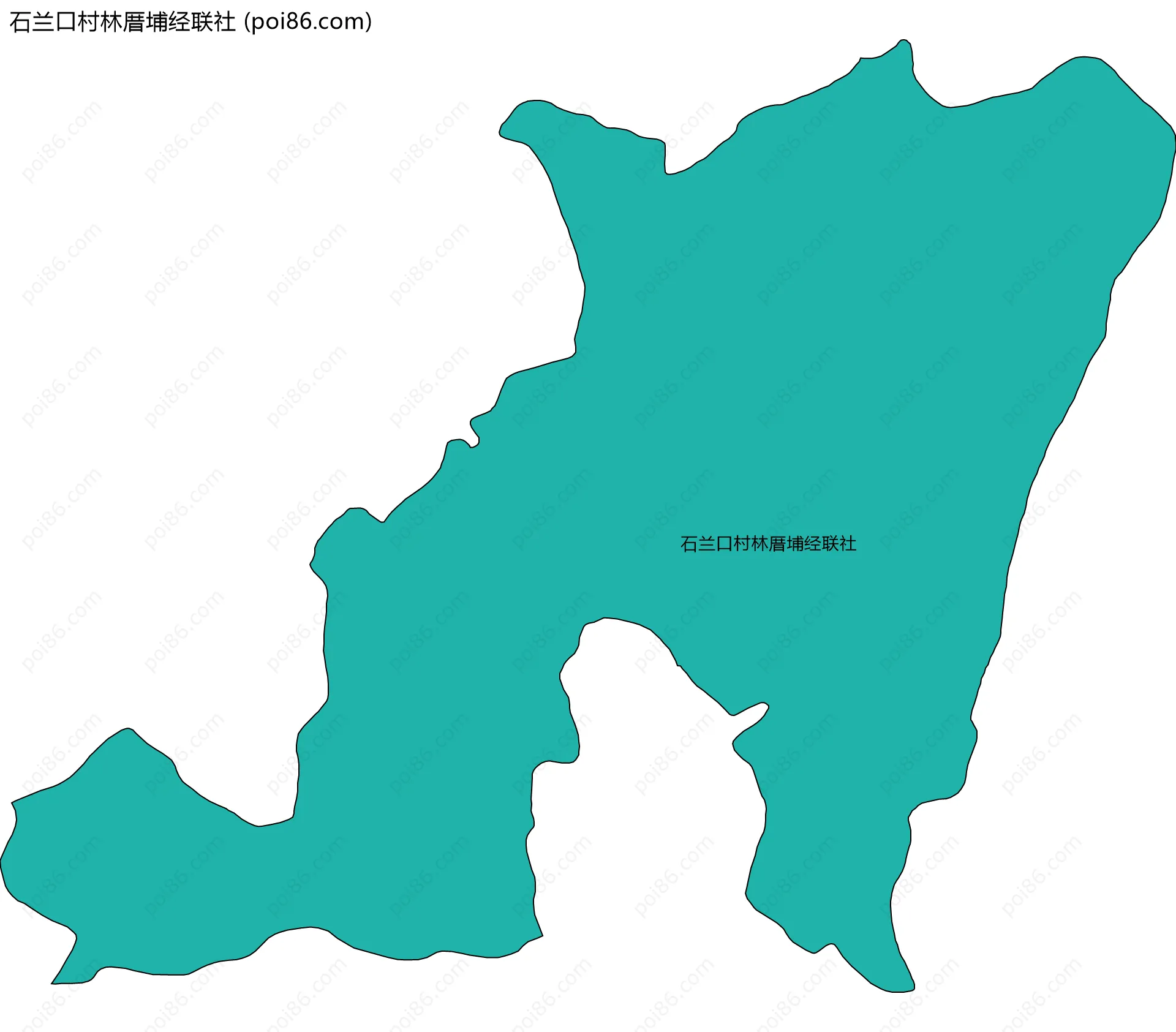 石兰口村林厝埔经联社边界地图