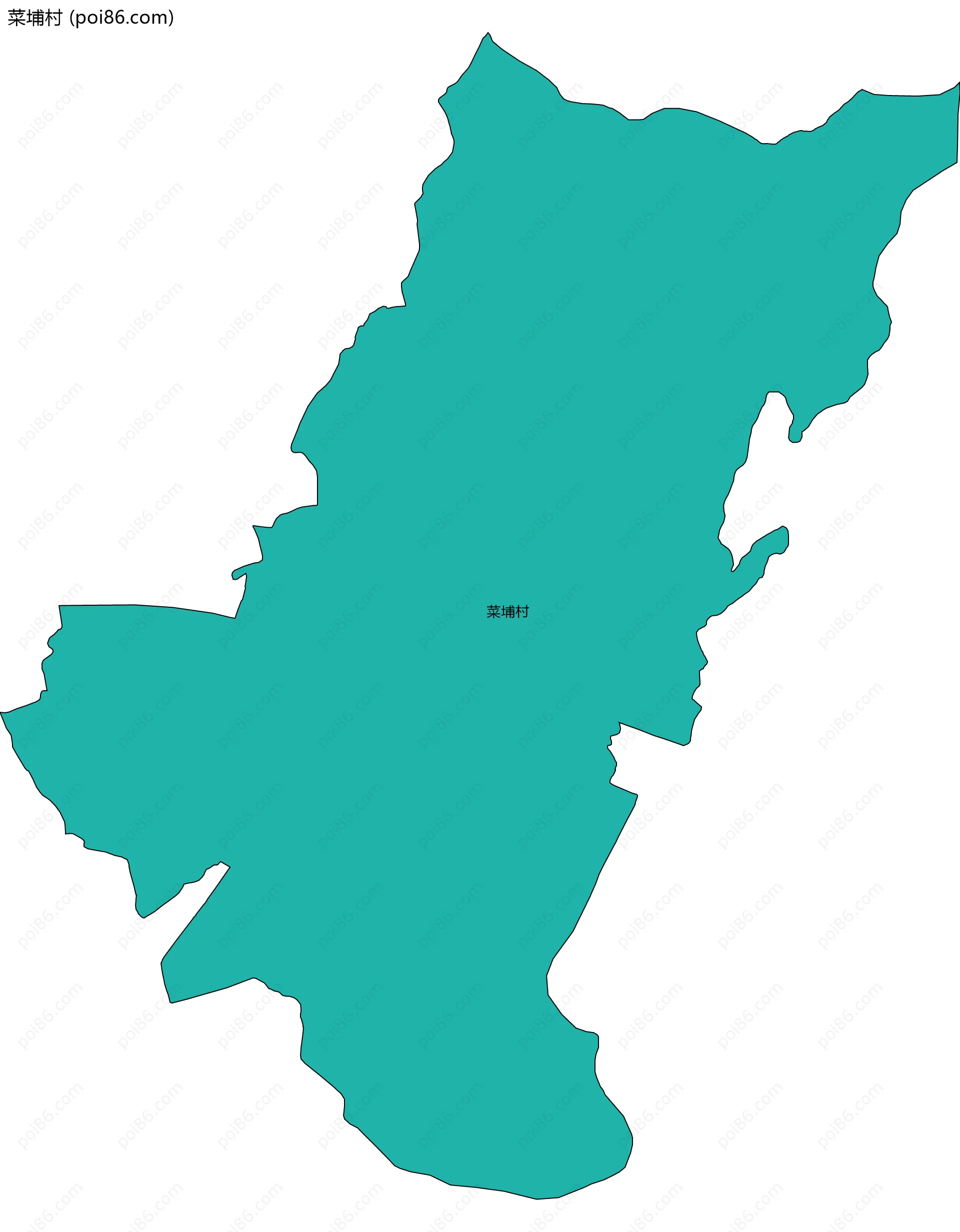 菜埔村边界地图