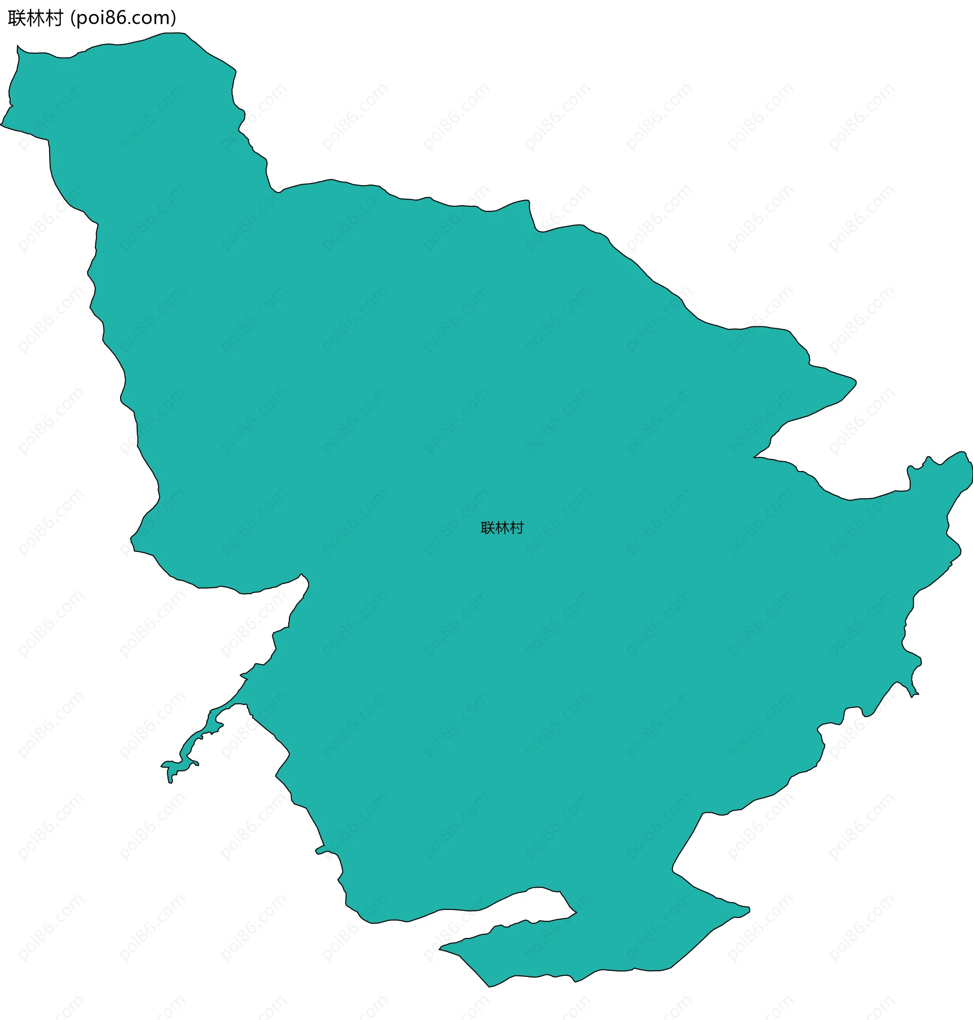 联林村边界地图