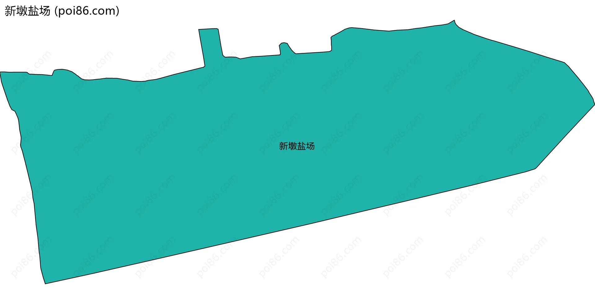 新墩盐场边界地图