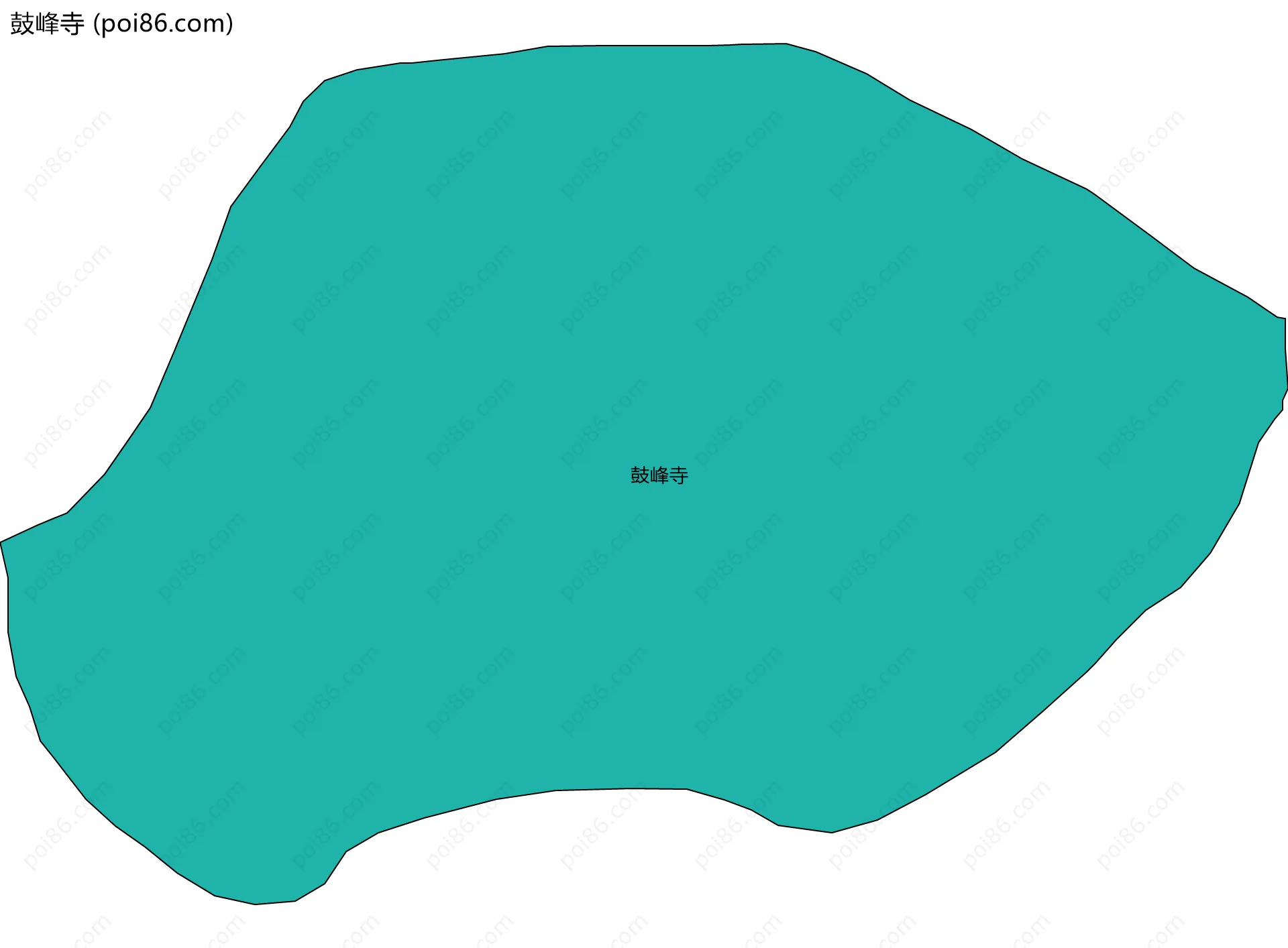 鼓峰寺边界地图
