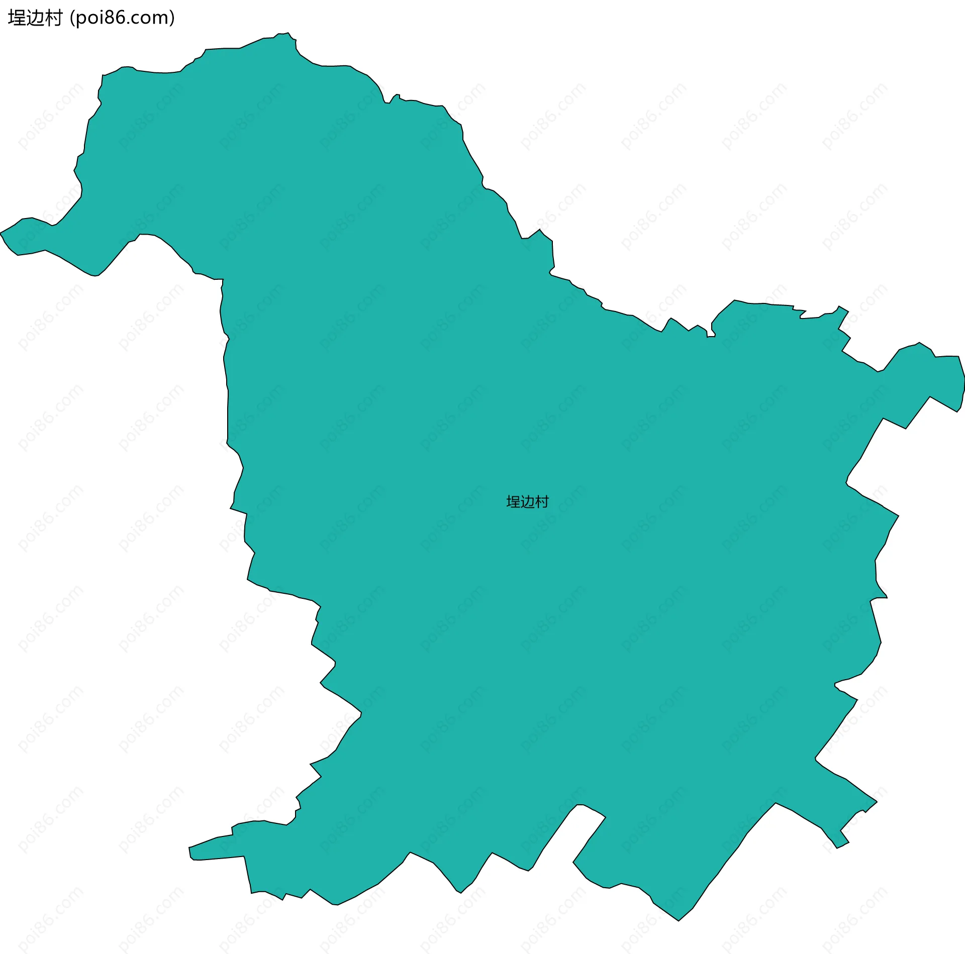 埕边村边界地图