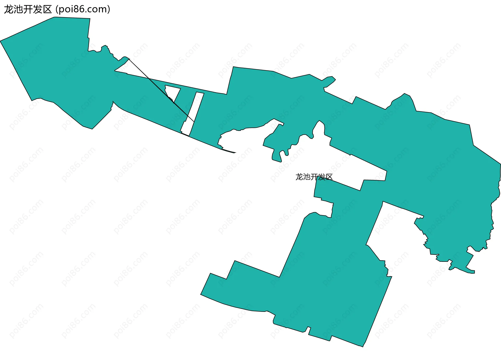 龙池开发区边界地图
