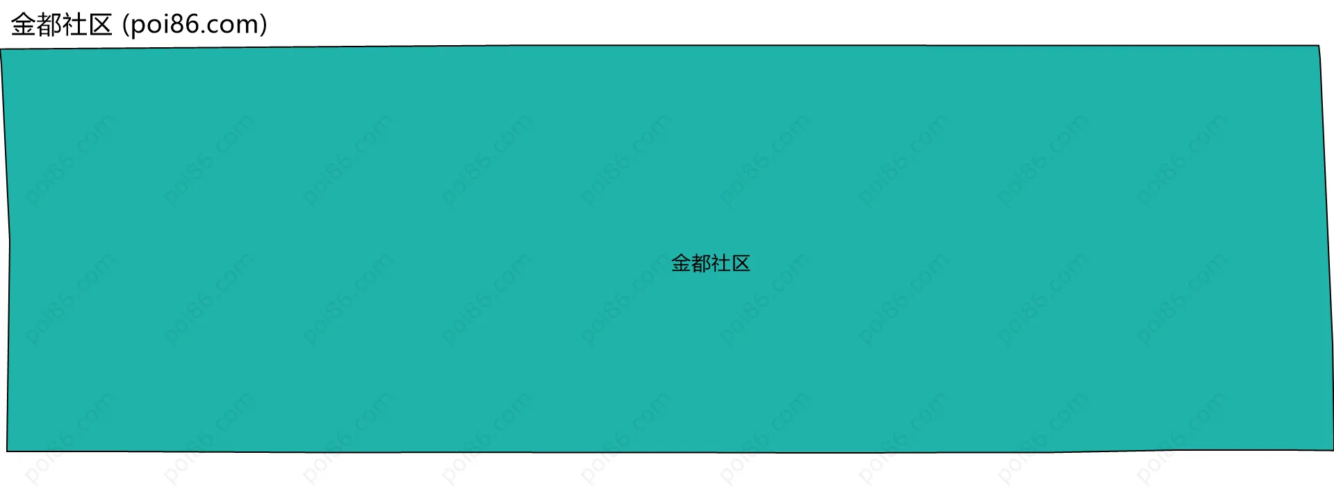 金都社区边界地图