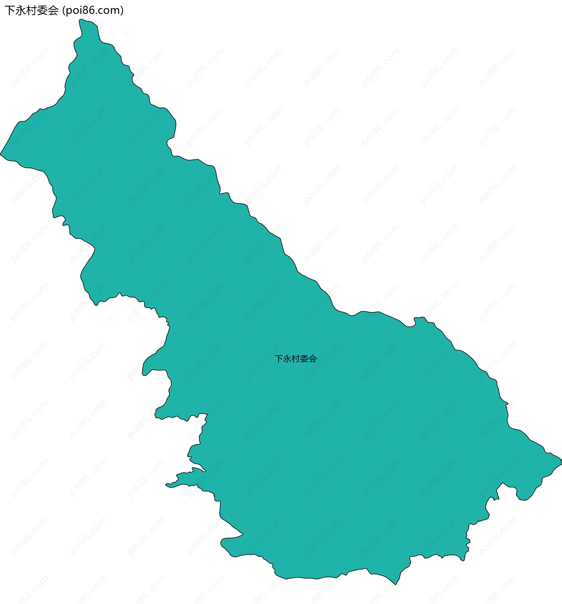 下永村委会边界地图