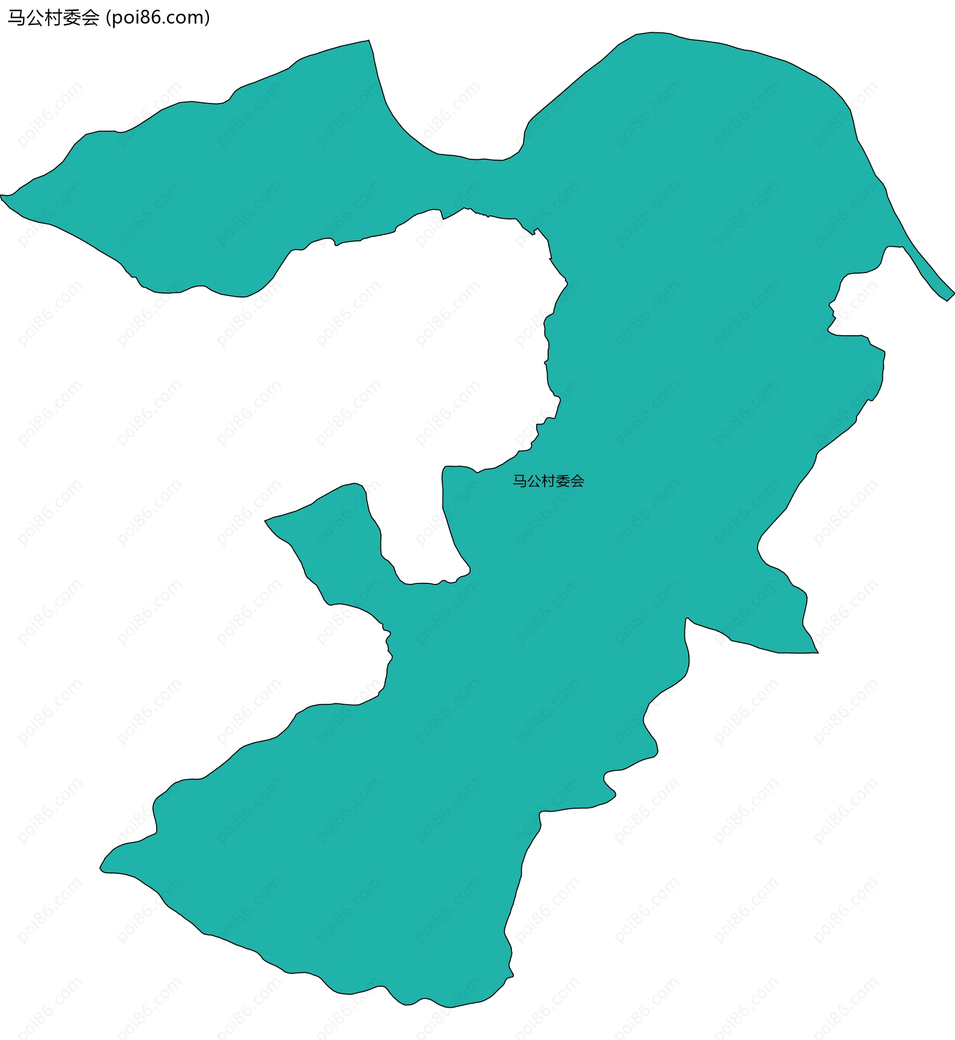 马公村委会边界地图